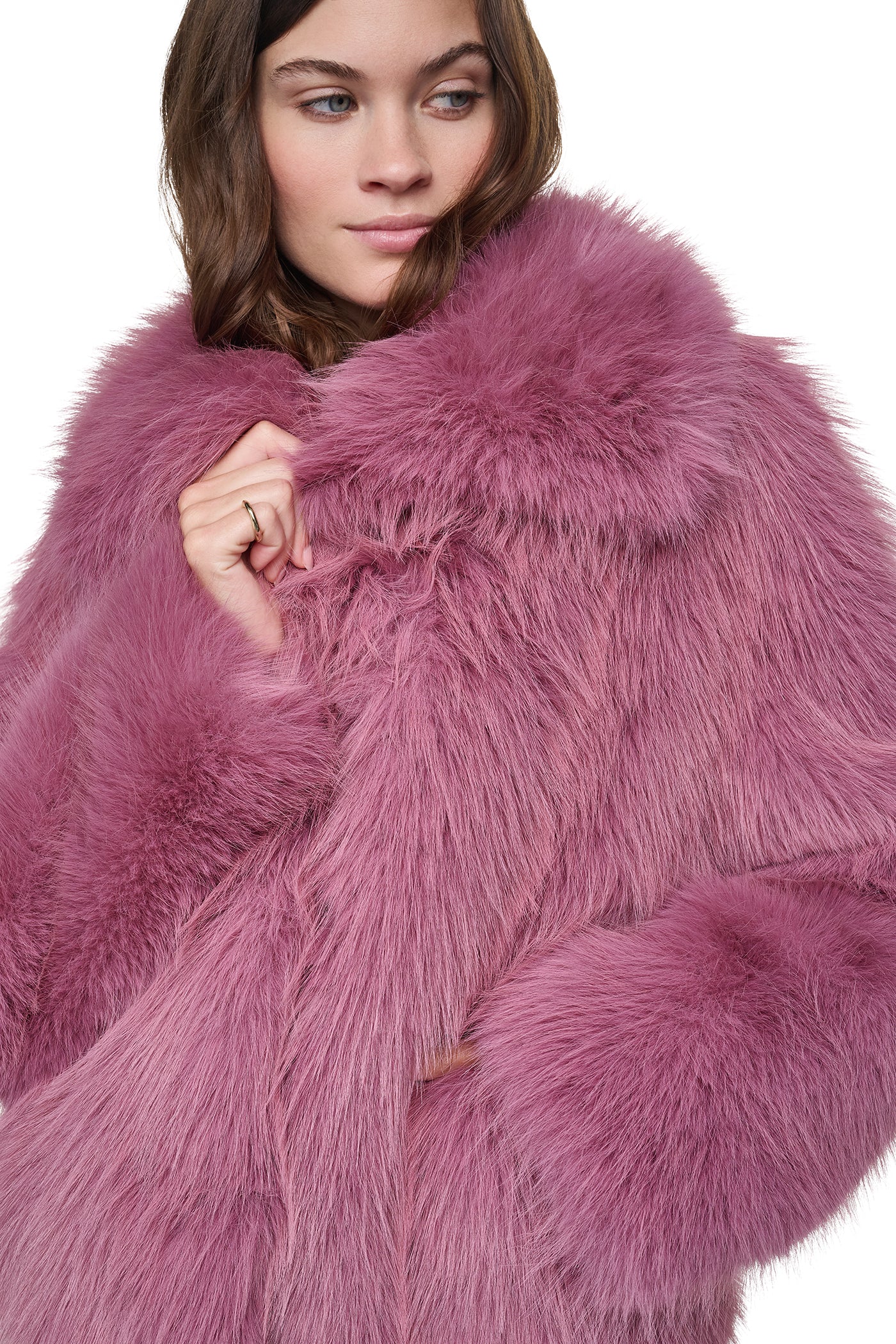 Short Faux Fur Jacket | DKNY