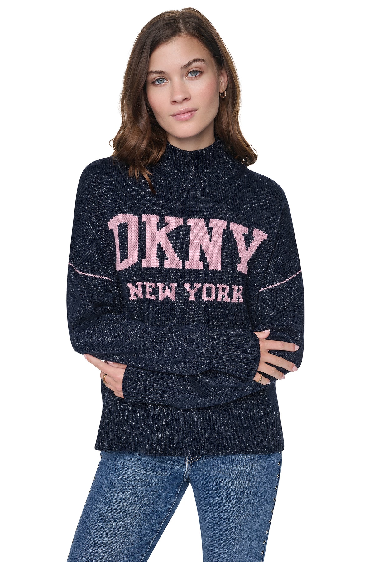 LOGO TURTLENECK HIGH LOW SWEATER View 1 | Gifts Under $100 LOGO TURTLENECK HIGH LOW SWEATER View 1 | Gifts Under $100