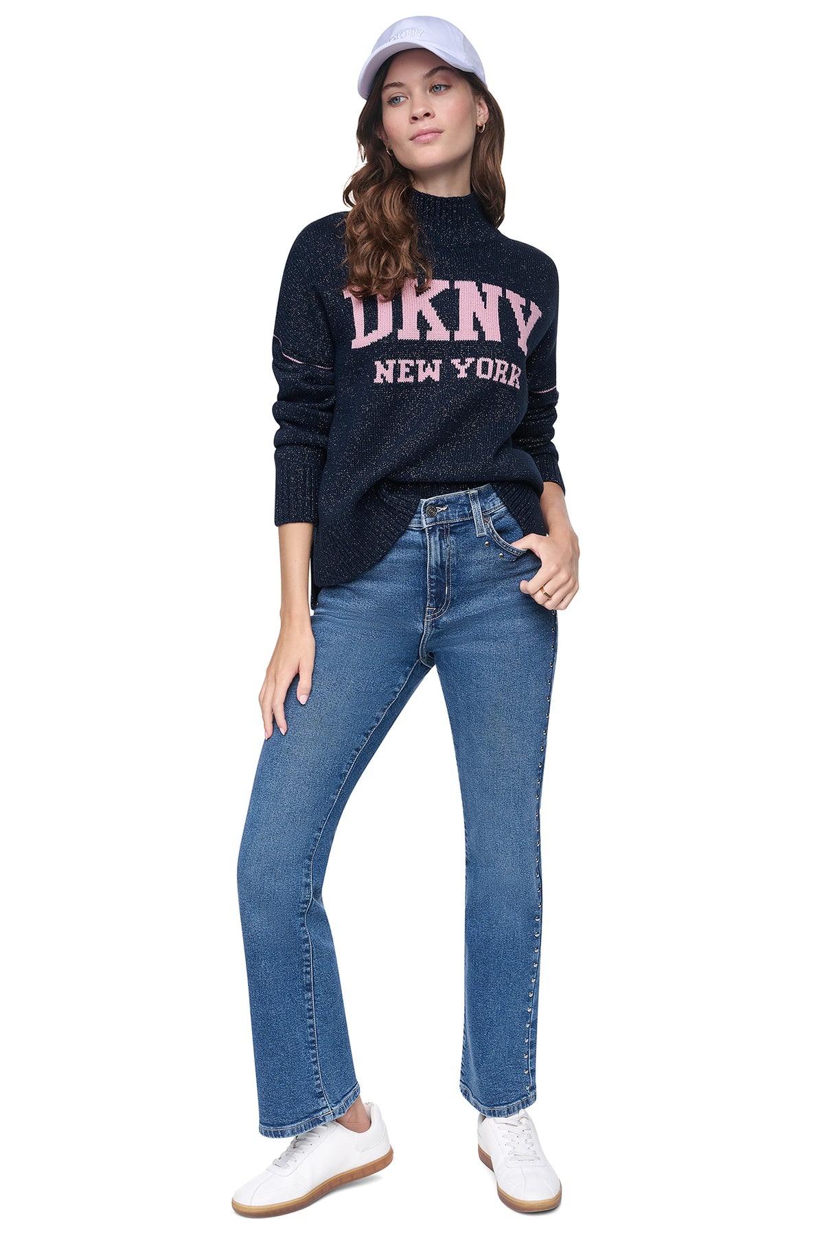 LOGO TURTLENECK HIGH LOW SWEATER View 2 | Gifts Under $100 LOGO TURTLENECK HIGH LOW SWEATER View 2 | Gifts Under $100