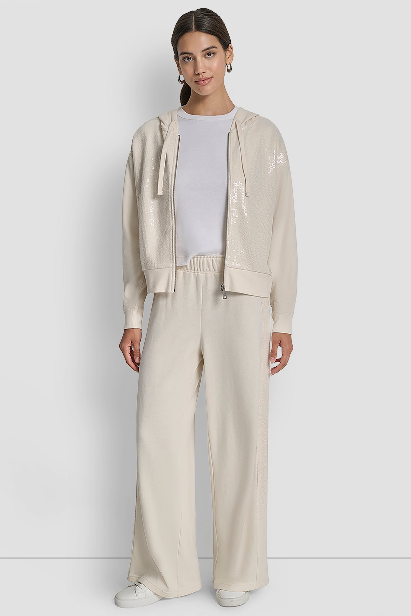 SEQUIN SIDE SEAM STRIPE WIDE LEG PANT VIEW 6 | MATCHING SETS SEQUIN SIDE SEAM STRIPE WIDE LEG PANT VIEW 6 | MATCHING SETS