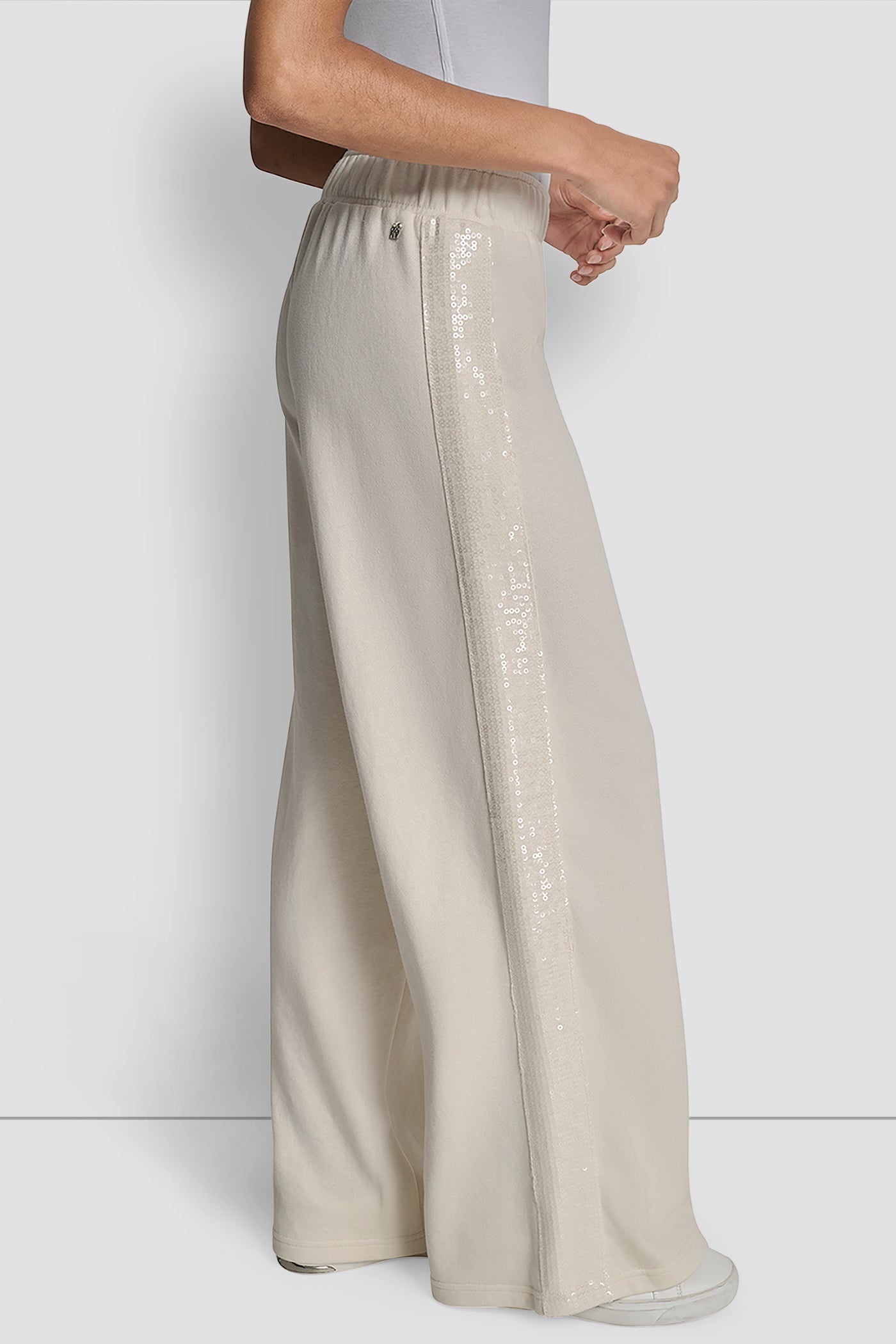 SEQUIN SIDE SEAM STRIPE WIDE LEG PANT VIEW 3 | MATCHING SETS SEQUIN SIDE SEAM STRIPE WIDE LEG PANT VIEW 3 | MATCHING SETS