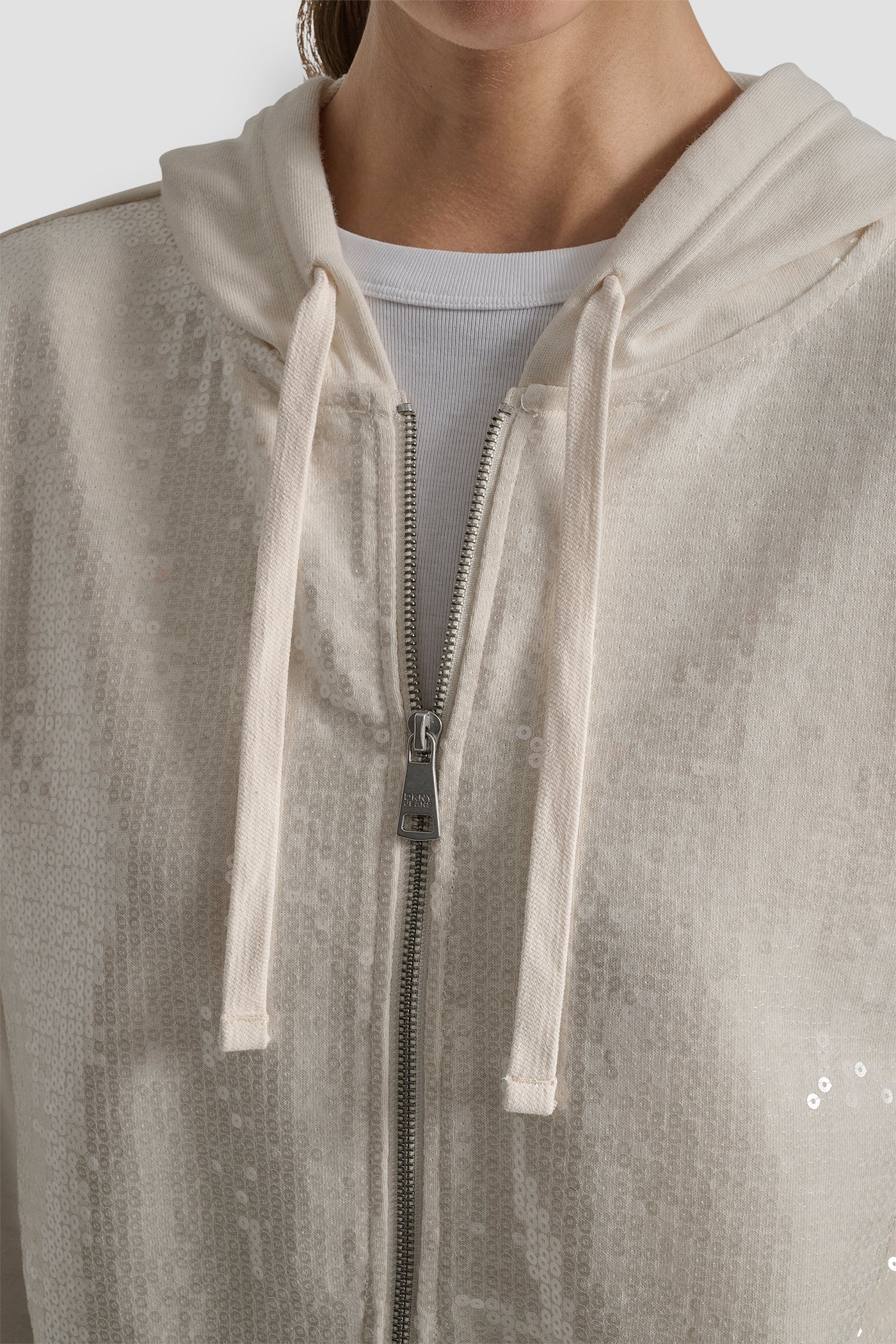 SEQUIN ZIP FRONT HOODIE VIEW 4 | New Arrivals SEQUIN ZIP FRONT HOODIE VIEW 4 | New Arrivals