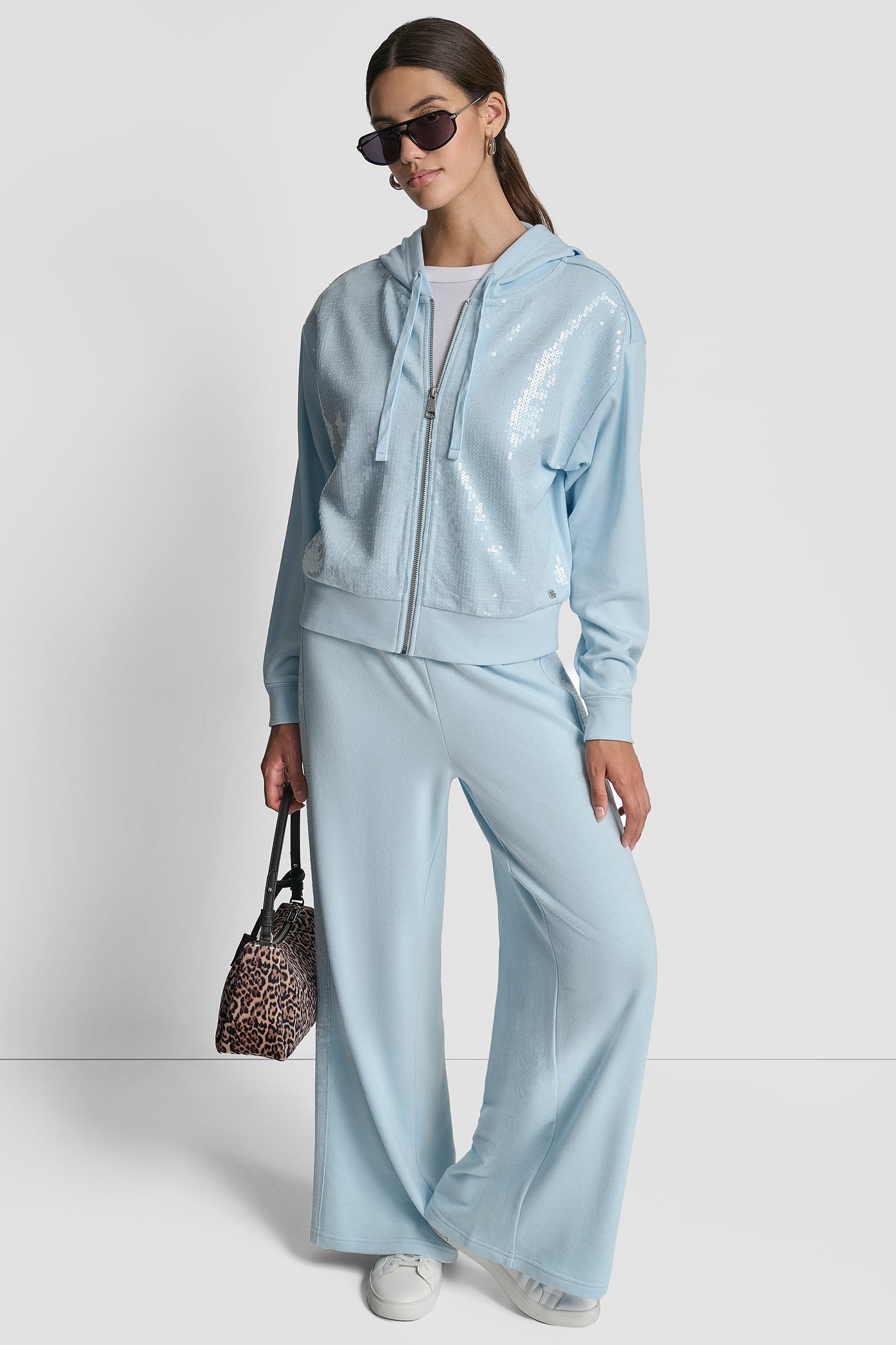 SEQUIN ZIP FRONT HOODIE VIEW 6 | New Arrivals SEQUIN ZIP FRONT HOODIE VIEW 6 | New Arrivals
