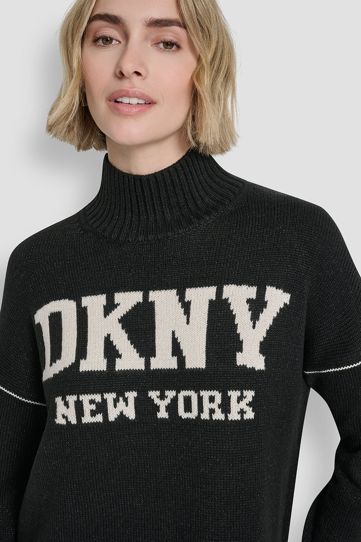 LOGO TURTLENECK HIGH LOW SWEATER View 2 | Weekend Event 40% off Select Styles LOGO TURTLENECK HIGH LOW SWEATER View 2 | Weekend Event 40% off Select Styles
