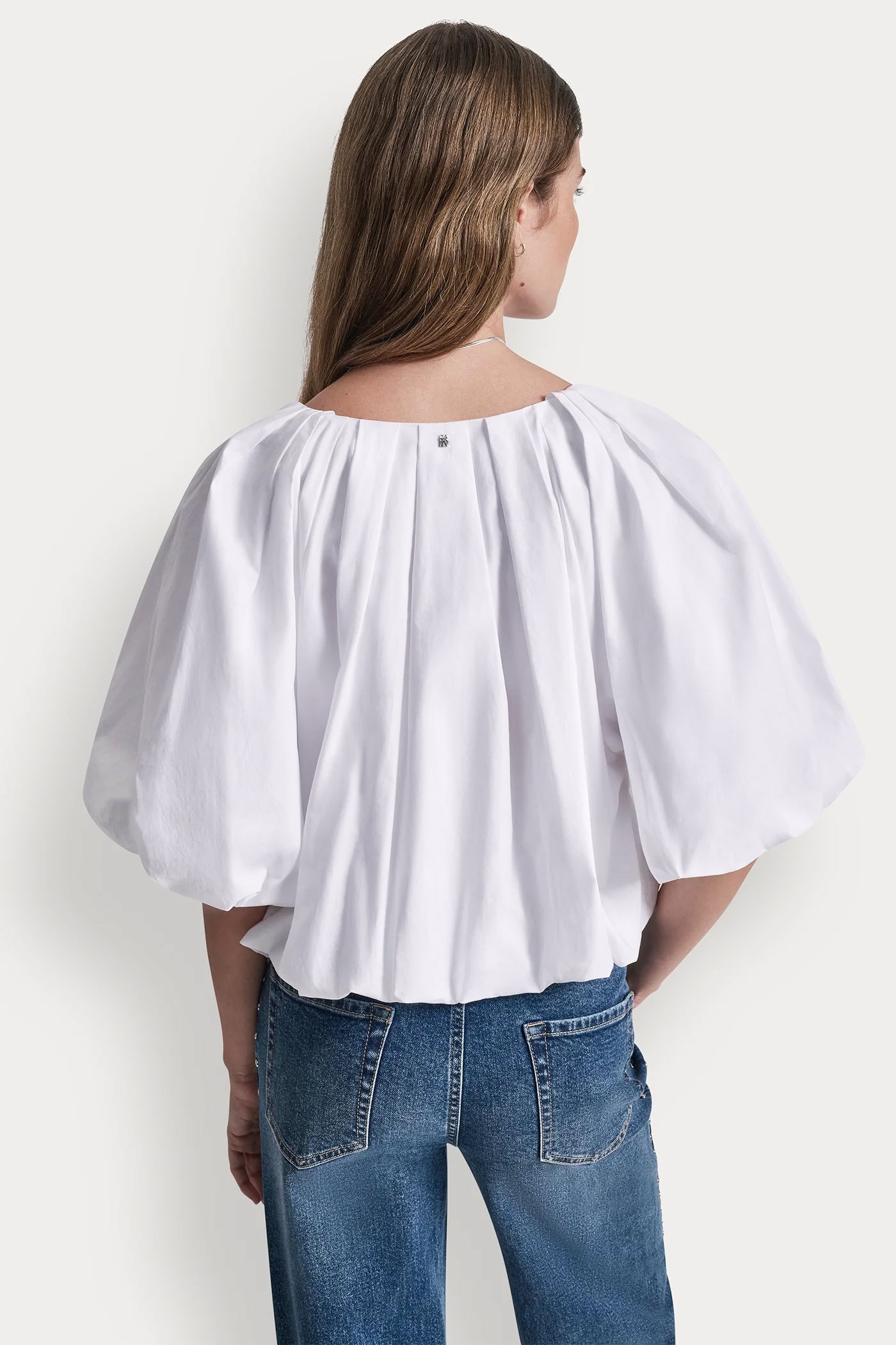 SHORT-SLEEVE BUBBLE TOP VIEW 3 | Women's Clearance SHORT-SLEEVE BUBBLE TOP VIEW 3 | Women's Clearance