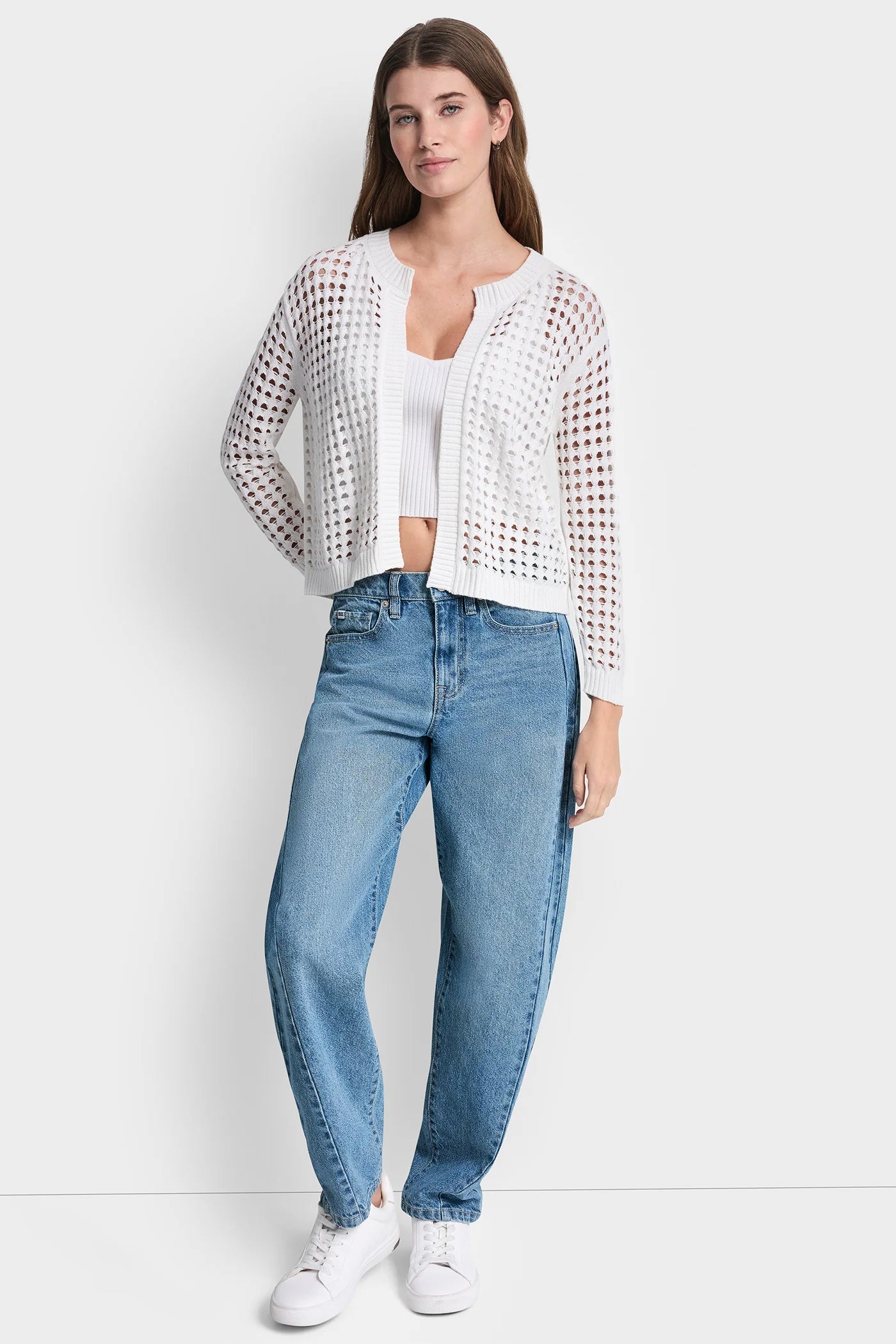 OPEN STITCH DROP SHOULDER CARDIGAN VIEW 5 | Gifts Under $100 OPEN STITCH DROP SHOULDER CARDIGAN VIEW 5 | Gifts Under $100
