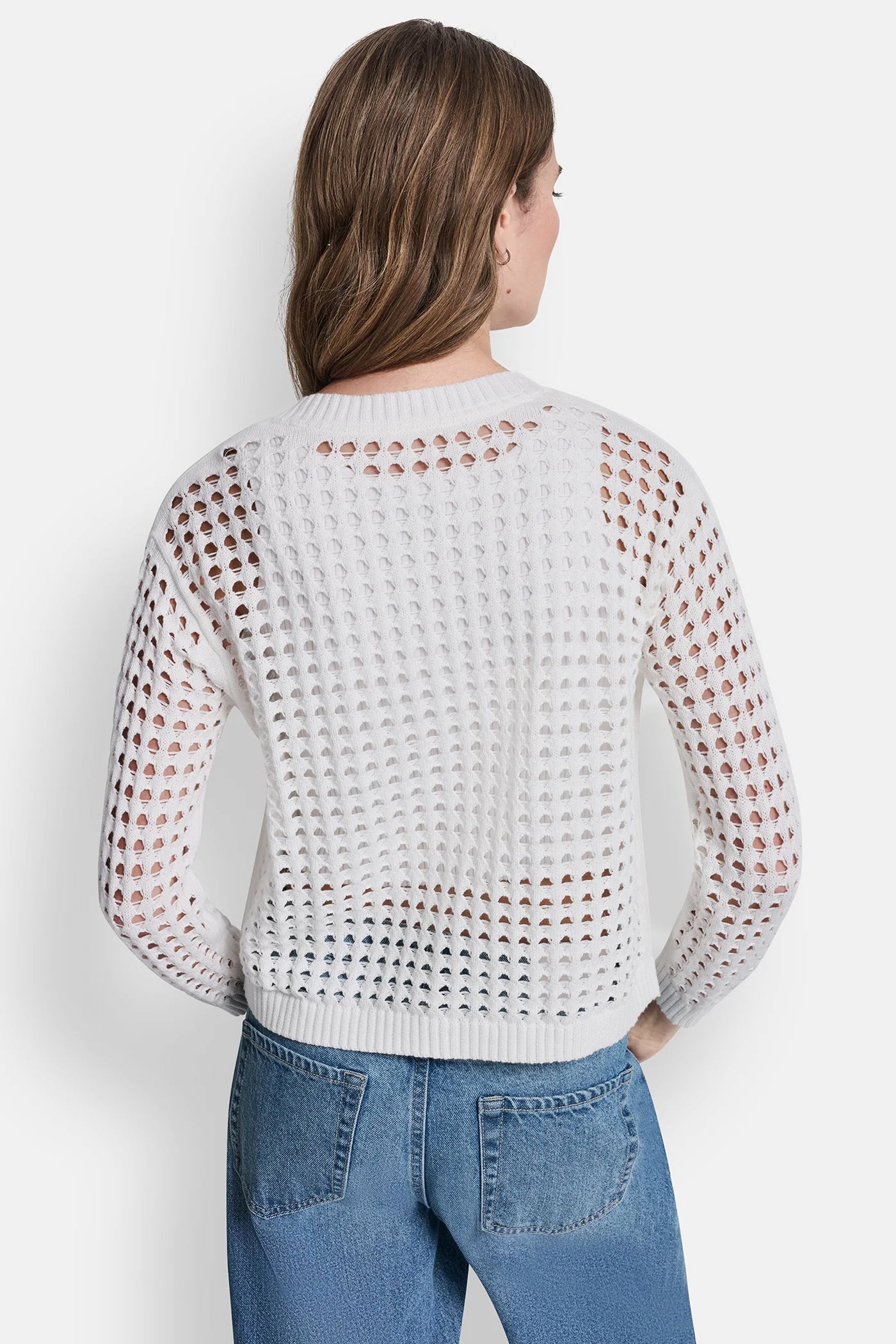 OPEN STITCH DROP SHOULDER CARDIGAN VIEW 3 | Gifts Under $100 OPEN STITCH DROP SHOULDER CARDIGAN VIEW 3 | Gifts Under $100