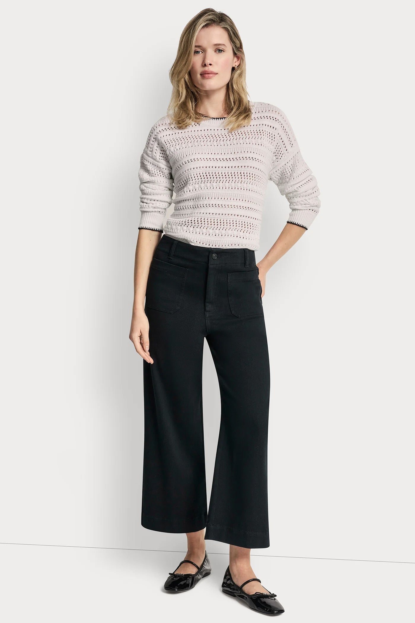 HIGH-RISE CROPPED WIDE LEG PANTS VIEW 6 | Women's Clearance HIGH-RISE CROPPED WIDE LEG PANTS VIEW 6 | Women's Clearance