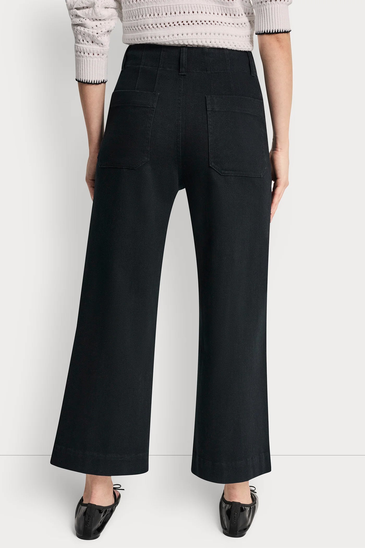 HIGH-RISE CROPPED WIDE LEG PANTS VIEW 3 | Women's Clearance HIGH-RISE CROPPED WIDE LEG PANTS VIEW 3 | Women's Clearance