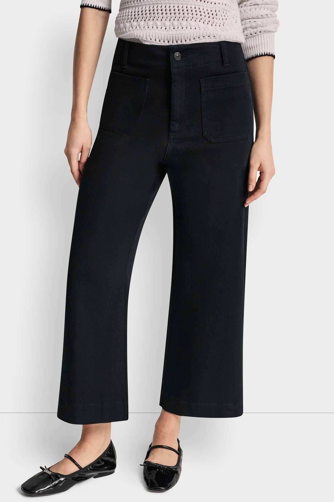 HIGH-RISE CROPPED WIDE LEG PANTS View 2 | Pants & Denim HIGH-RISE CROPPED WIDE LEG PANTS View 2 | Pants & Denim
