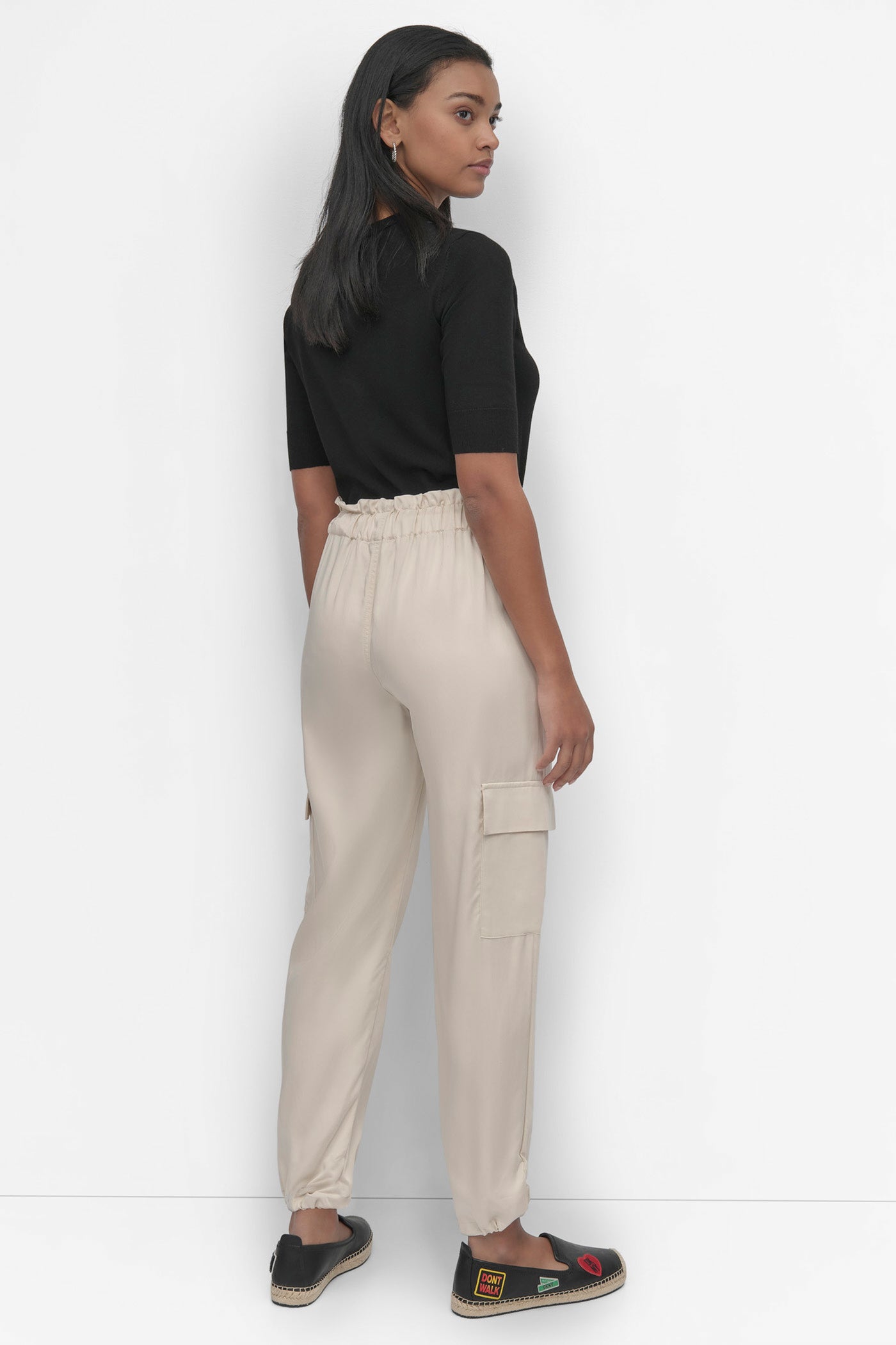 SOFT CARGO PANT WITH BUNGEE WAIST VIEW 8 SOFT CARGO PANT WITH BUNGEE WAIST VIEW 8