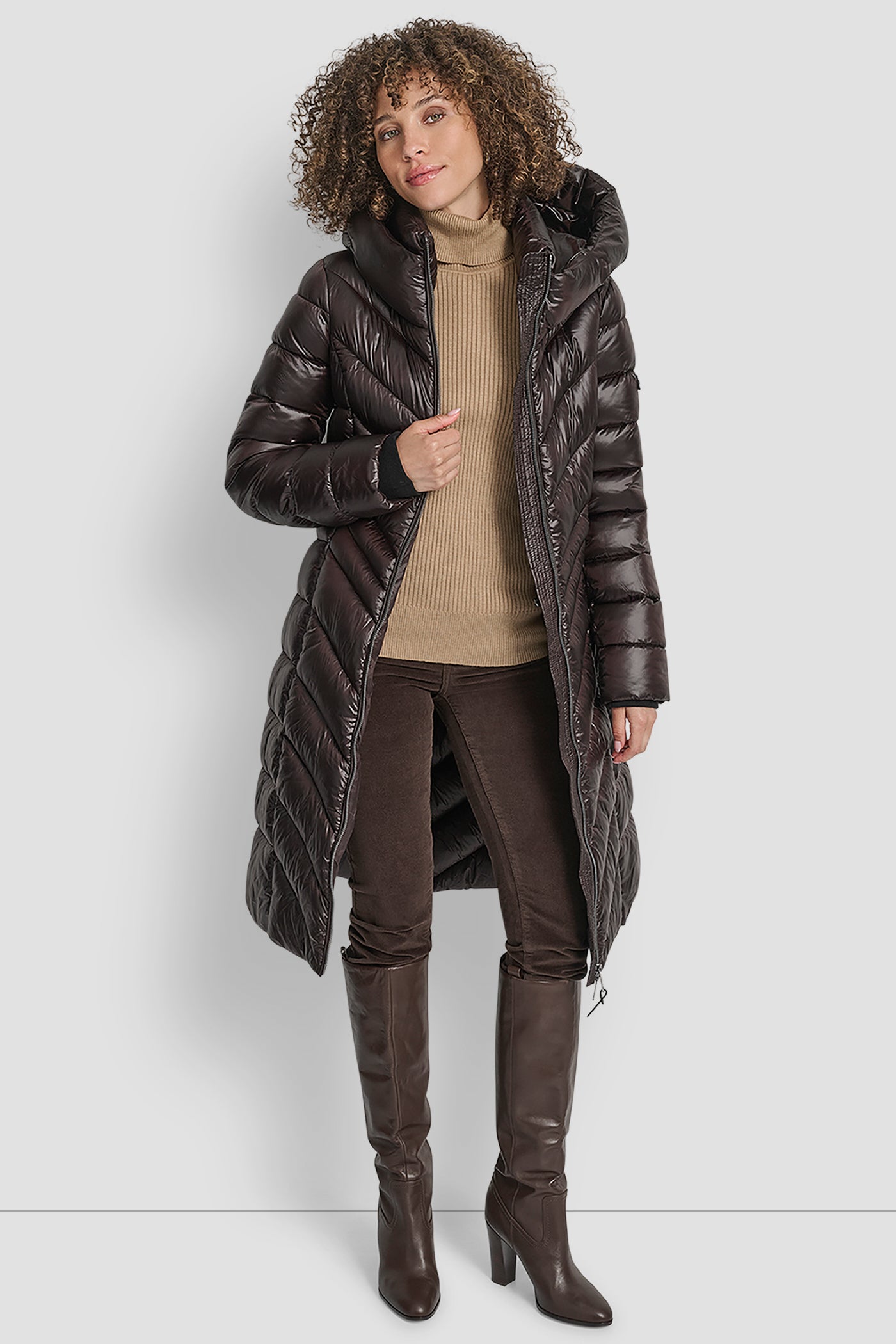 FULL LENGTH HOODED PUFFER VIEW 6 | DKNY Promo FULL LENGTH HOODED PUFFER VIEW 6 | DKNY Promo