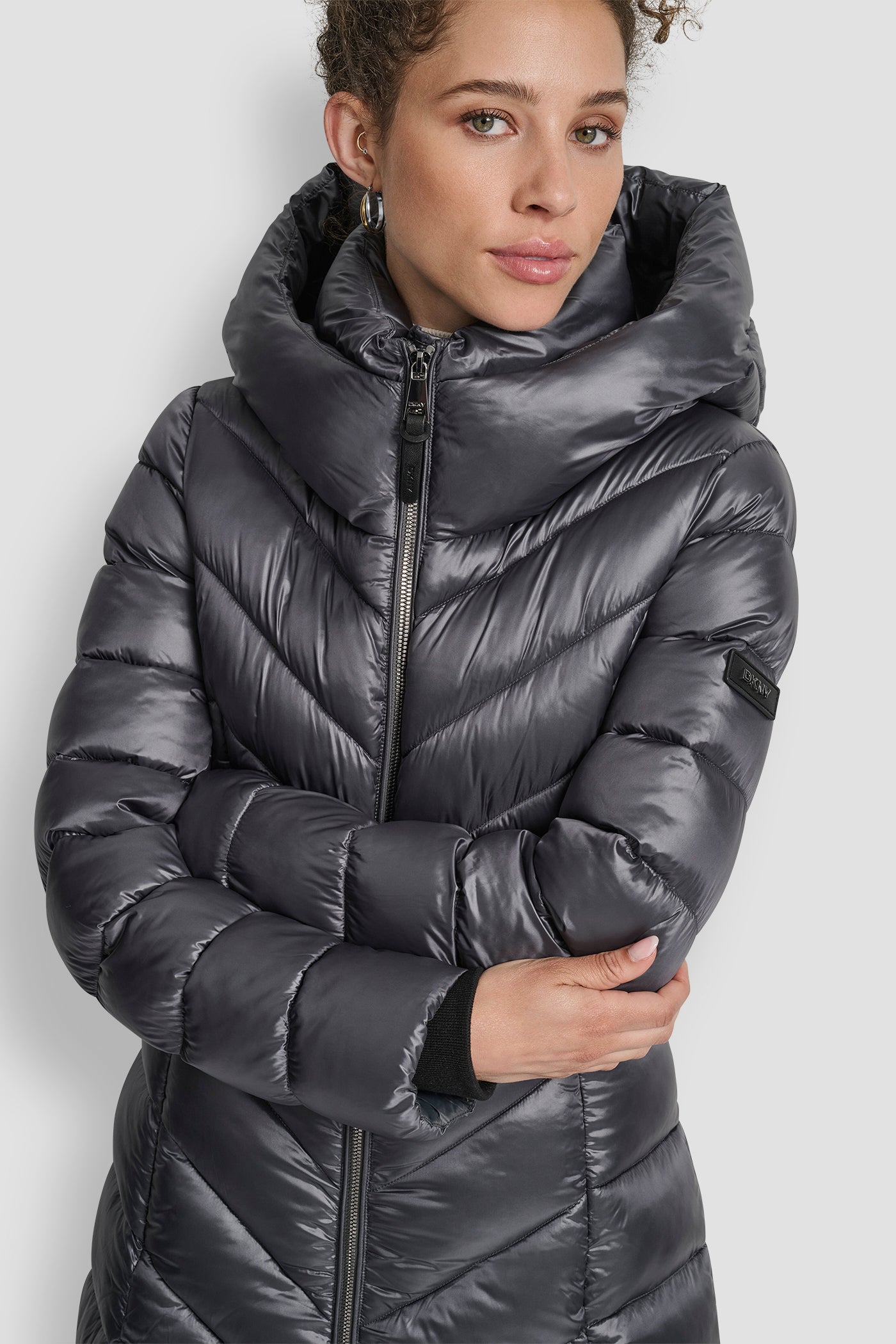 FULL LENGTH HOODED PUFFER VIEW 5 | DKNY Promo FULL LENGTH HOODED PUFFER VIEW 5 | DKNY Promo