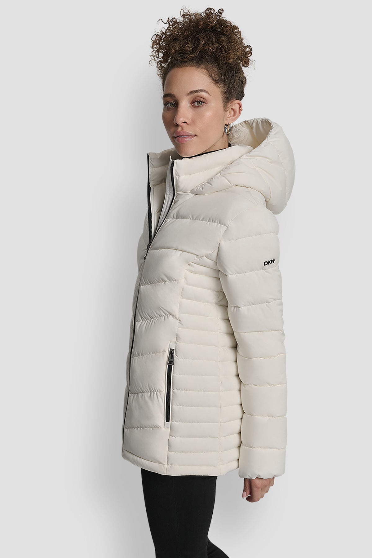 Puffer Jacket Dkny White Fluffy Jacket Lightweight Puffer Jacket