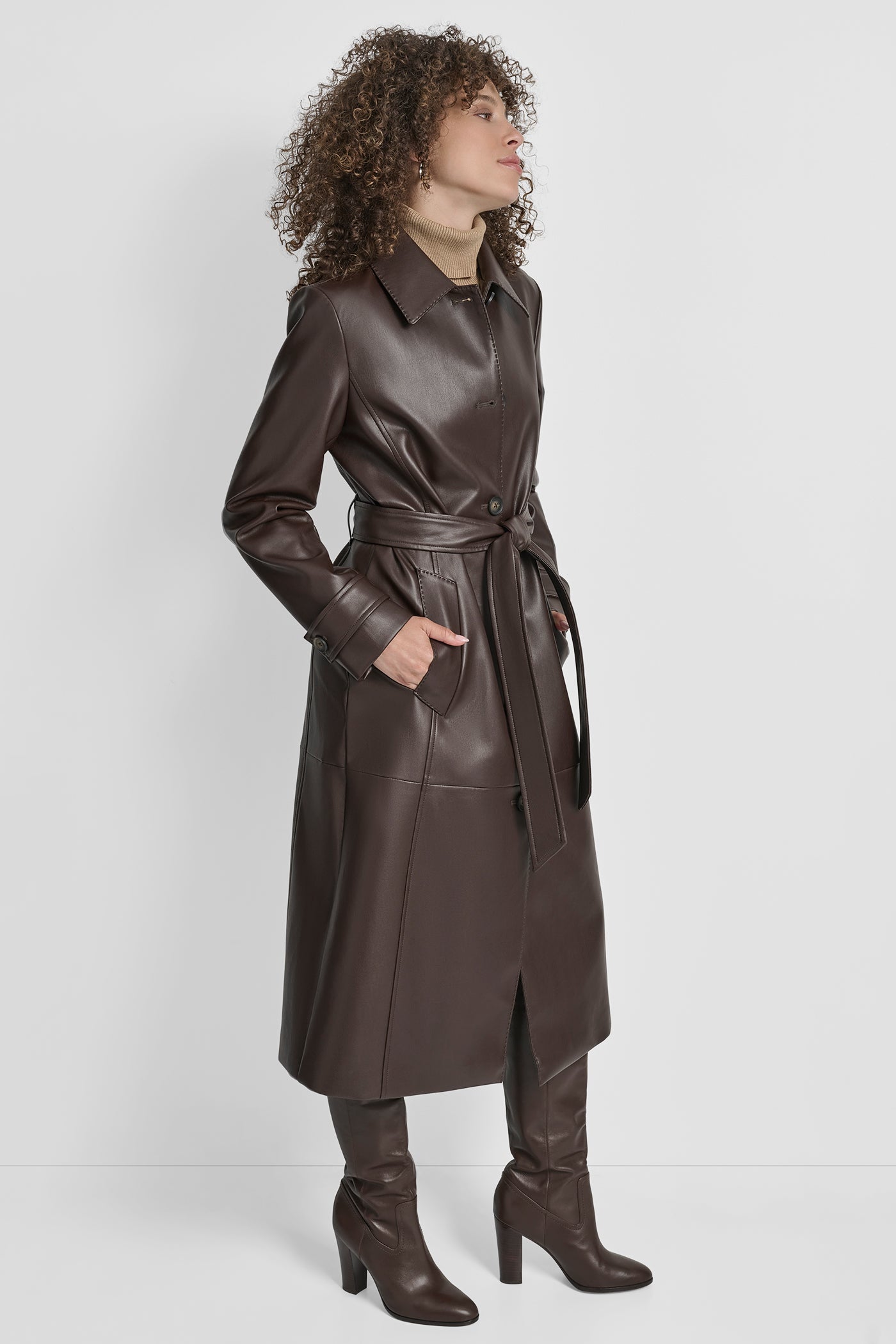 FAUX LEATHER LONG TRENCH VIEW 5 | WOMENS COATS & JACKETS FAUX LEATHER LONG TRENCH VIEW 5 | WOMENS COATS & JACKETS