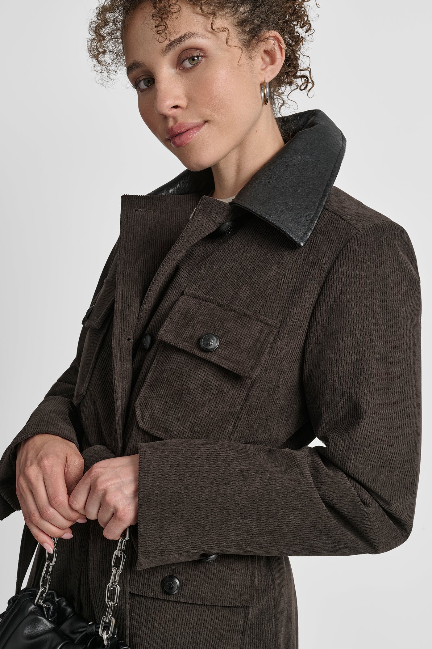 TIE WAIST CORDUROY JACKET WITH FAUX COLLAR VIEW 6 | WOMENS COATS & JACKETS TIE WAIST CORDUROY JACKET WITH FAUX COLLAR VIEW 6 | WOMENS COATS & JACKETS