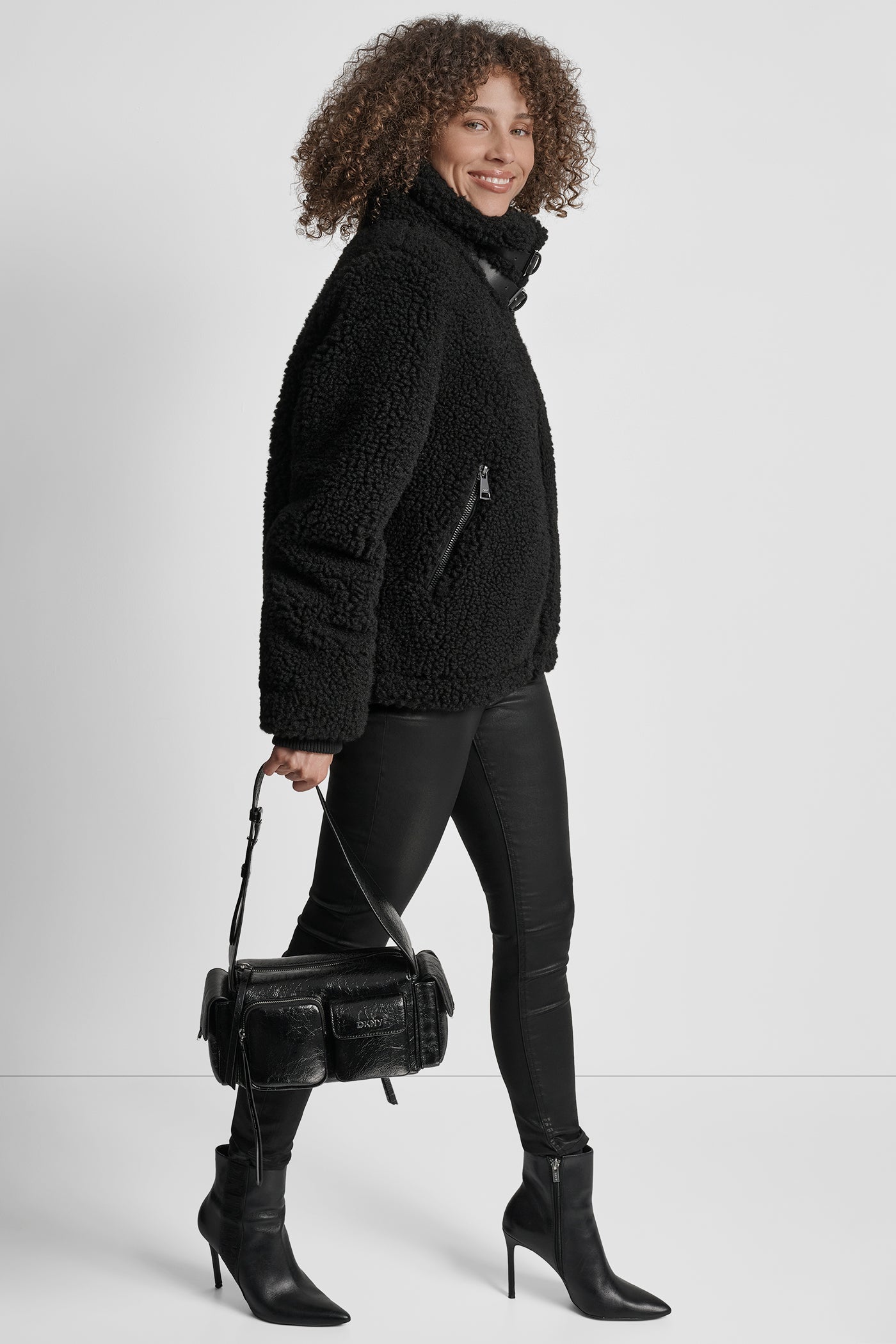 FAUX FUR BUCKLE DETAIL SHERPA VIEW 4 | WOMENS COATS & JACKETS FAUX FUR BUCKLE DETAIL SHERPA VIEW 4 | WOMENS COATS & JACKETS