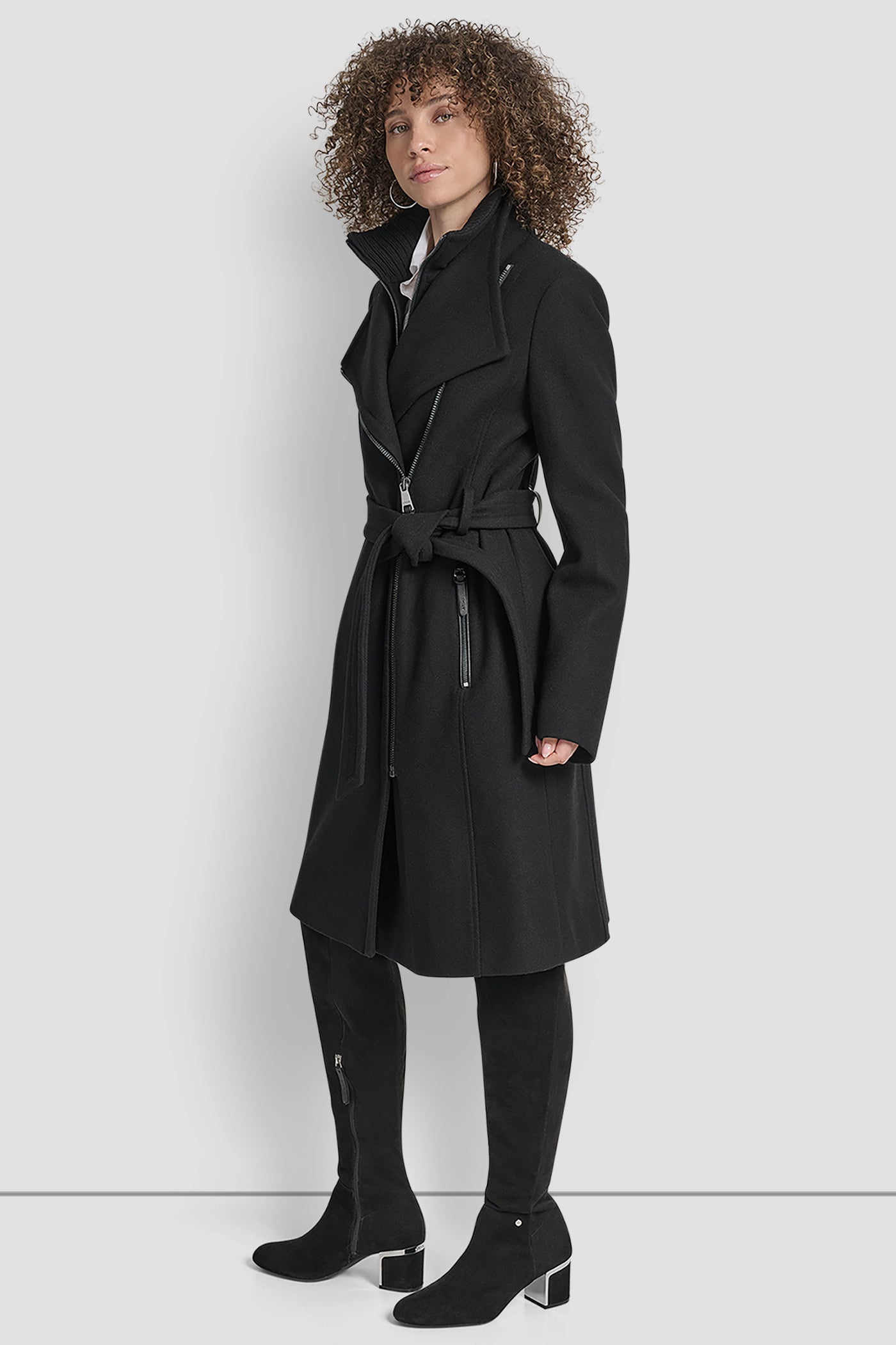 WOOL WRAP JACKET WITH INSERT VIEW 3 | 9-5 Edit WOOL WRAP JACKET WITH INSERT VIEW 3 | 9-5 Edit