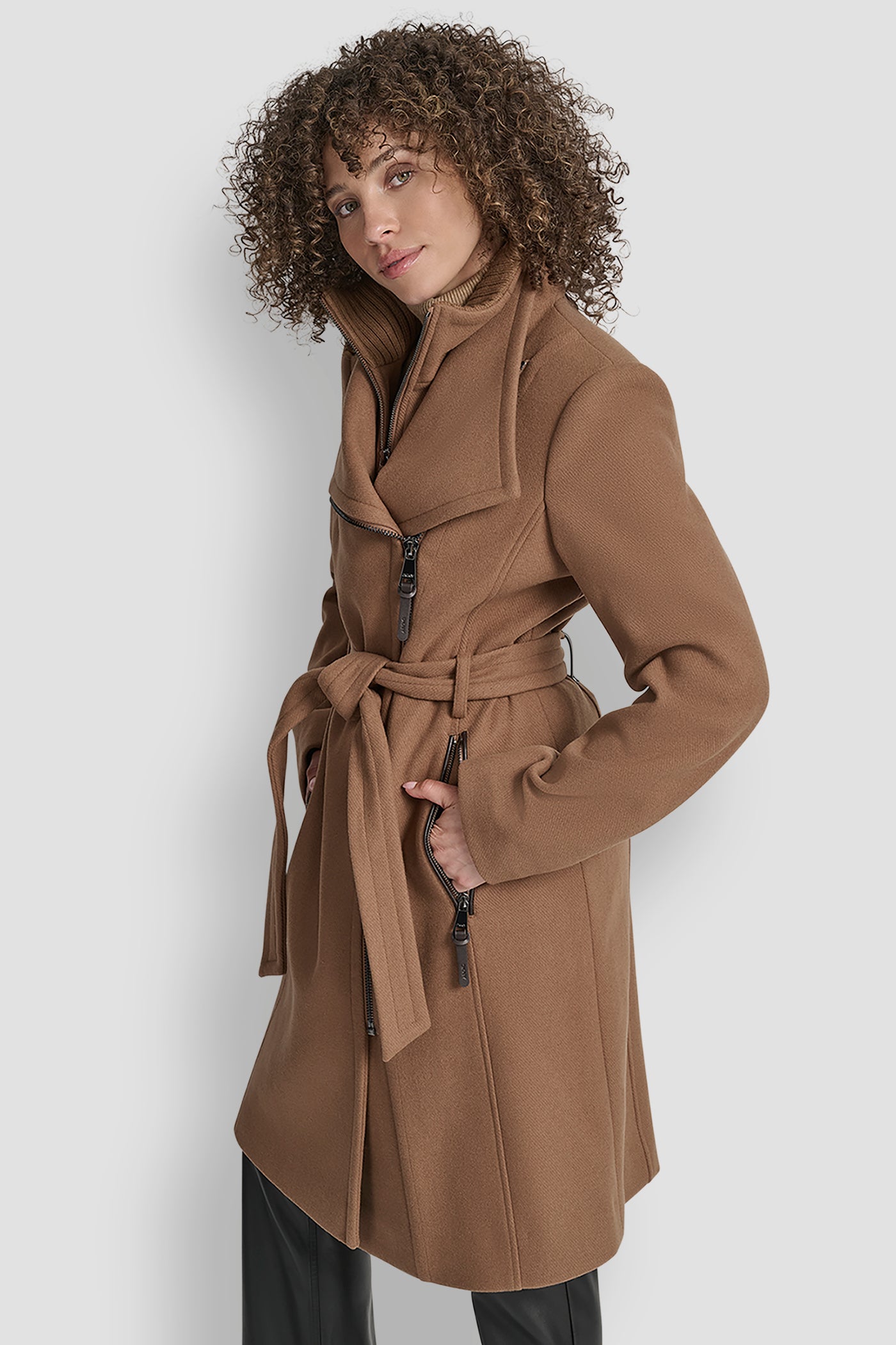 WOOL WRAP JACKET WITH INSERT VIEW 3 | 9-5 Edit WOOL WRAP JACKET WITH INSERT VIEW 3 | 9-5 Edit
