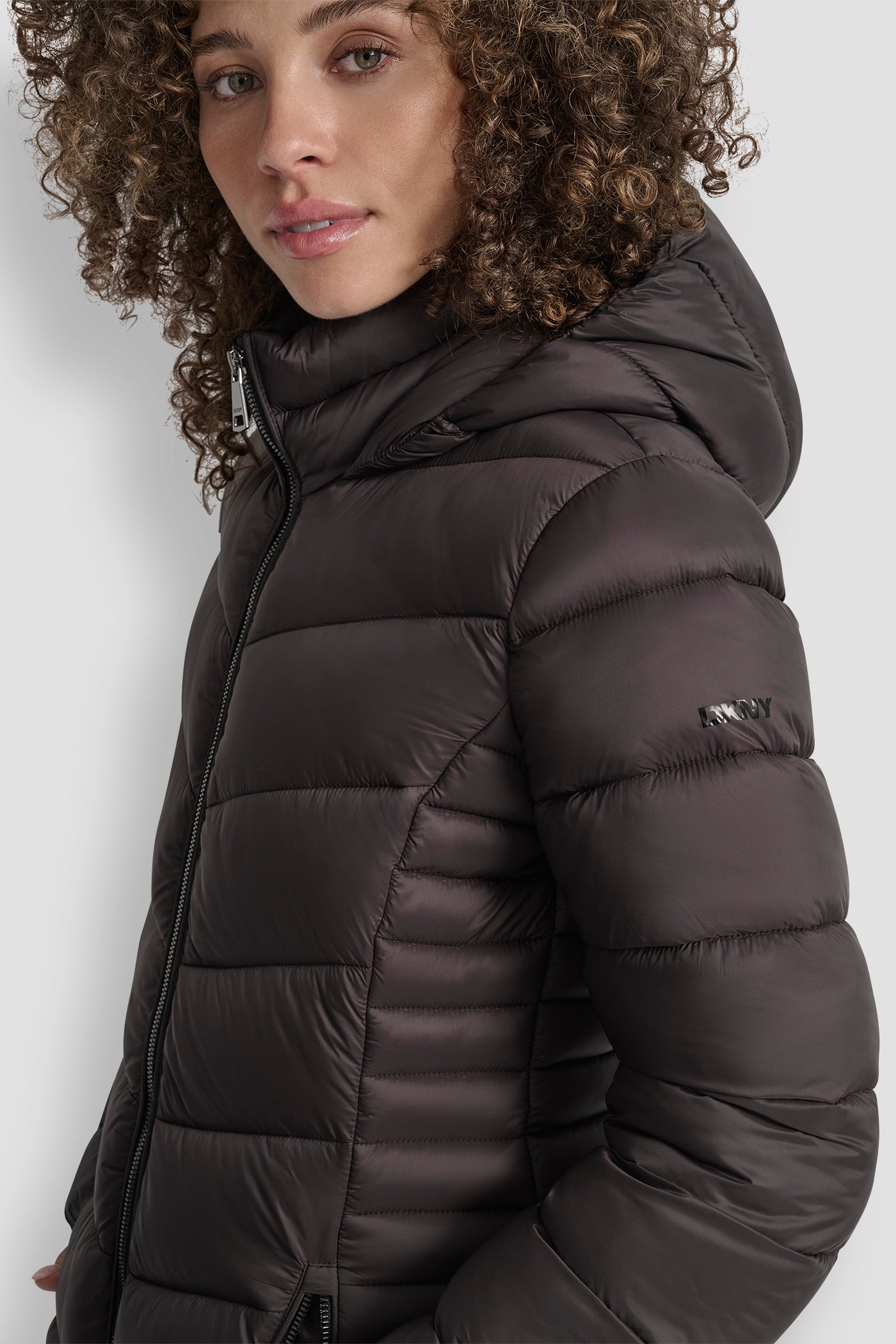 MIDI PUFFER JACKET WITH SIDE POCKETS VIEW 4 | Clothing MIDI PUFFER JACKET WITH SIDE POCKETS VIEW 4 | Clothing