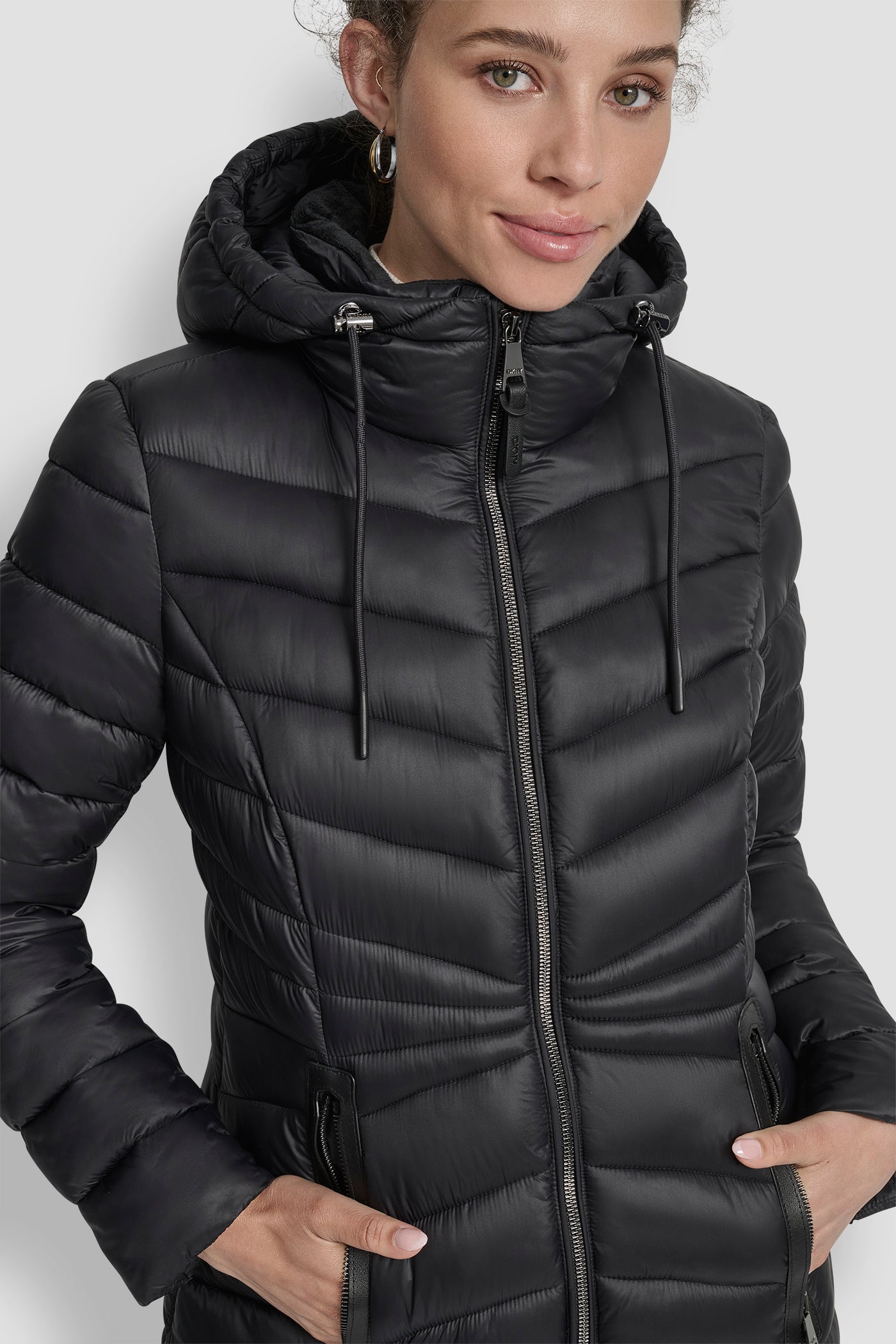 SHORT HOODED PUFFER JACKET VIEW 5 | WOMENS COATS & JACKETS SHORT HOODED PUFFER JACKET VIEW 5 | WOMENS COATS & JACKETS