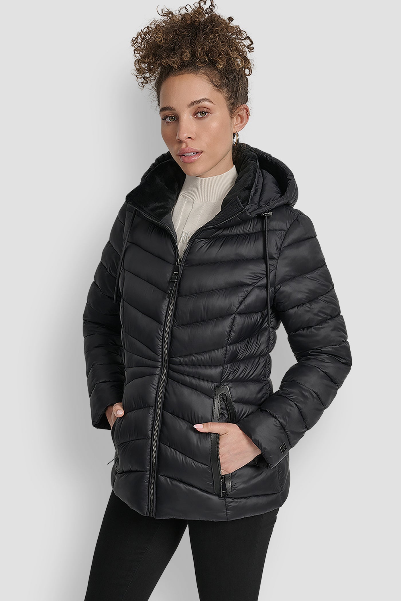 SHORT HOODED PUFFER JACKET VIEW 1 | WOMENS COATS & JACKETS SHORT HOODED PUFFER JACKET VIEW 1 | WOMENS COATS & JACKETS