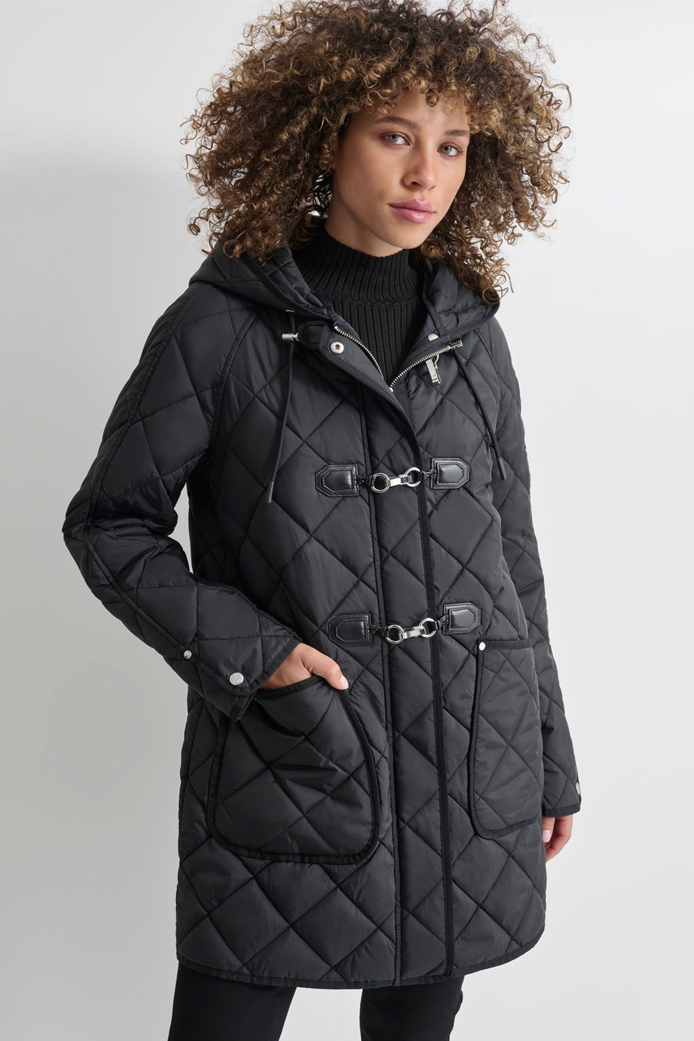 QUILTED COAT WITH TOGGLE VIEW 1 | Clothing QUILTED COAT WITH TOGGLE VIEW 1 | Clothing