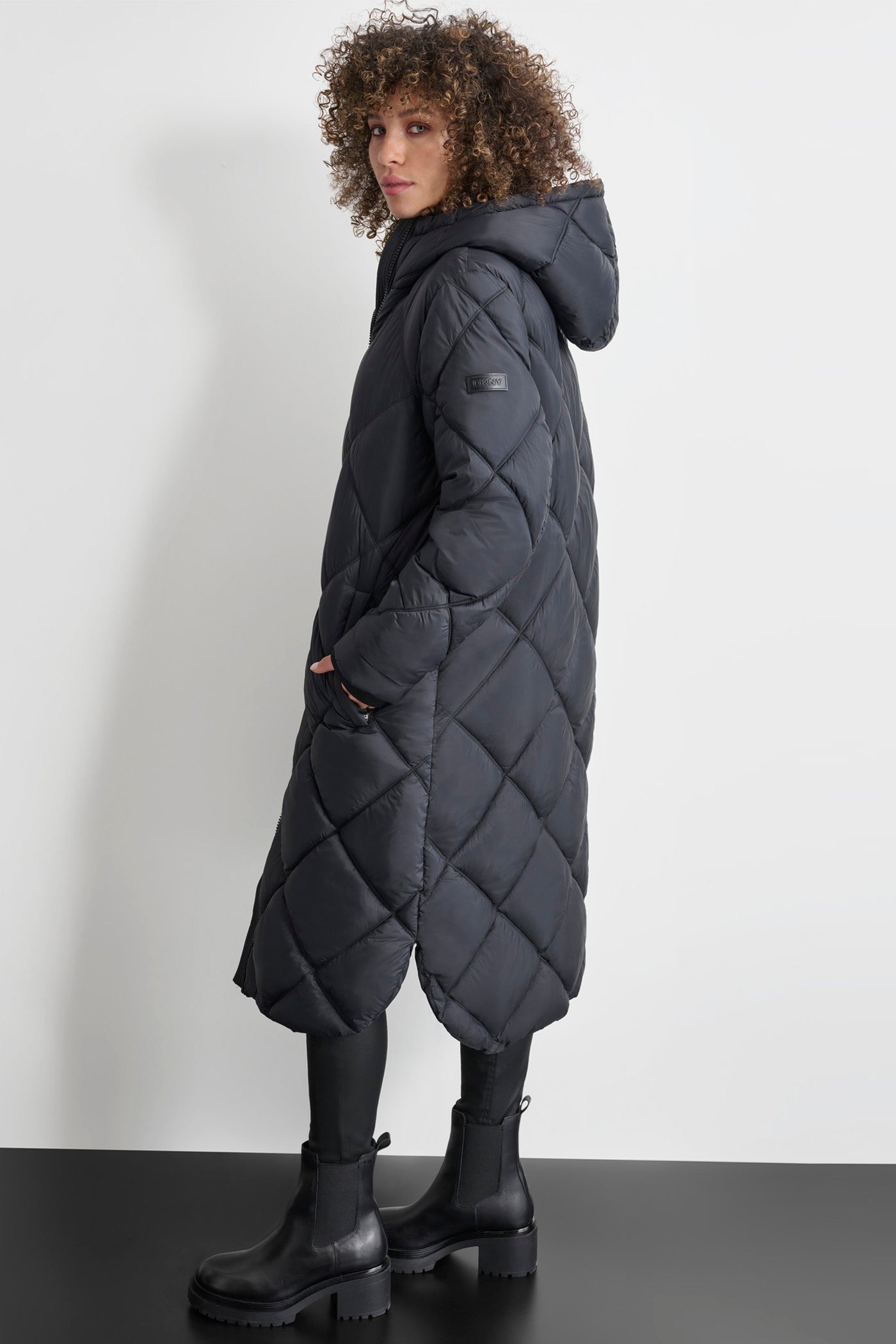 SILKY LONG QUILTED PARKA VIEW 2 | Clothing SILKY LONG QUILTED PARKA VIEW 2 | Clothing
