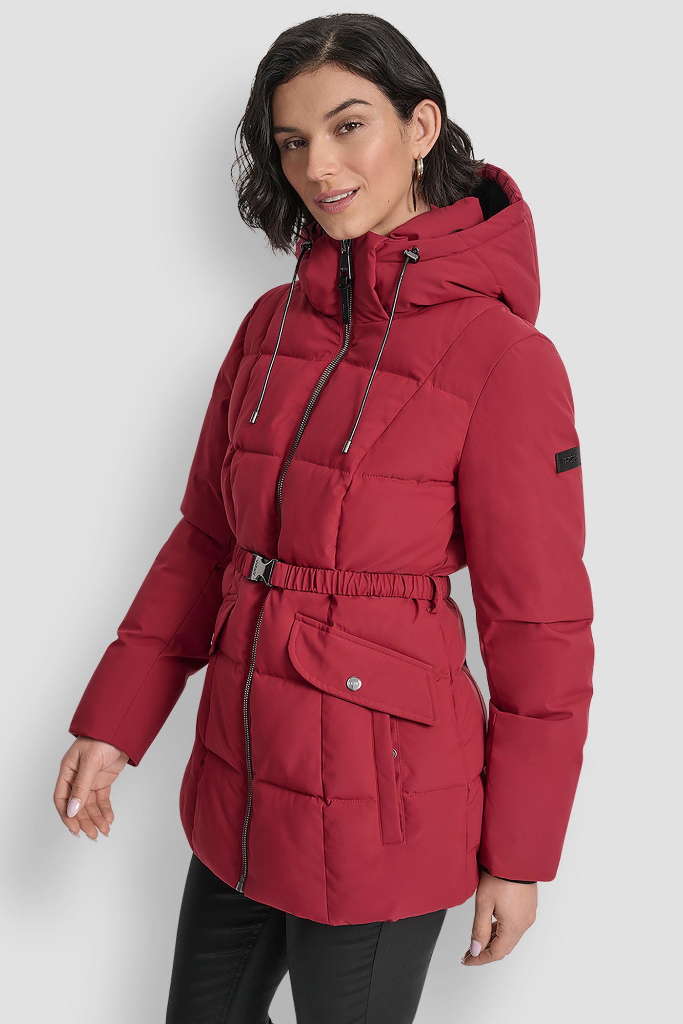 SHORT BELTED PUFFER JACKET VIEW 3 | WOMENS COATS & JACKETS SHORT BELTED PUFFER JACKET VIEW 3 | WOMENS COATS & JACKETS
