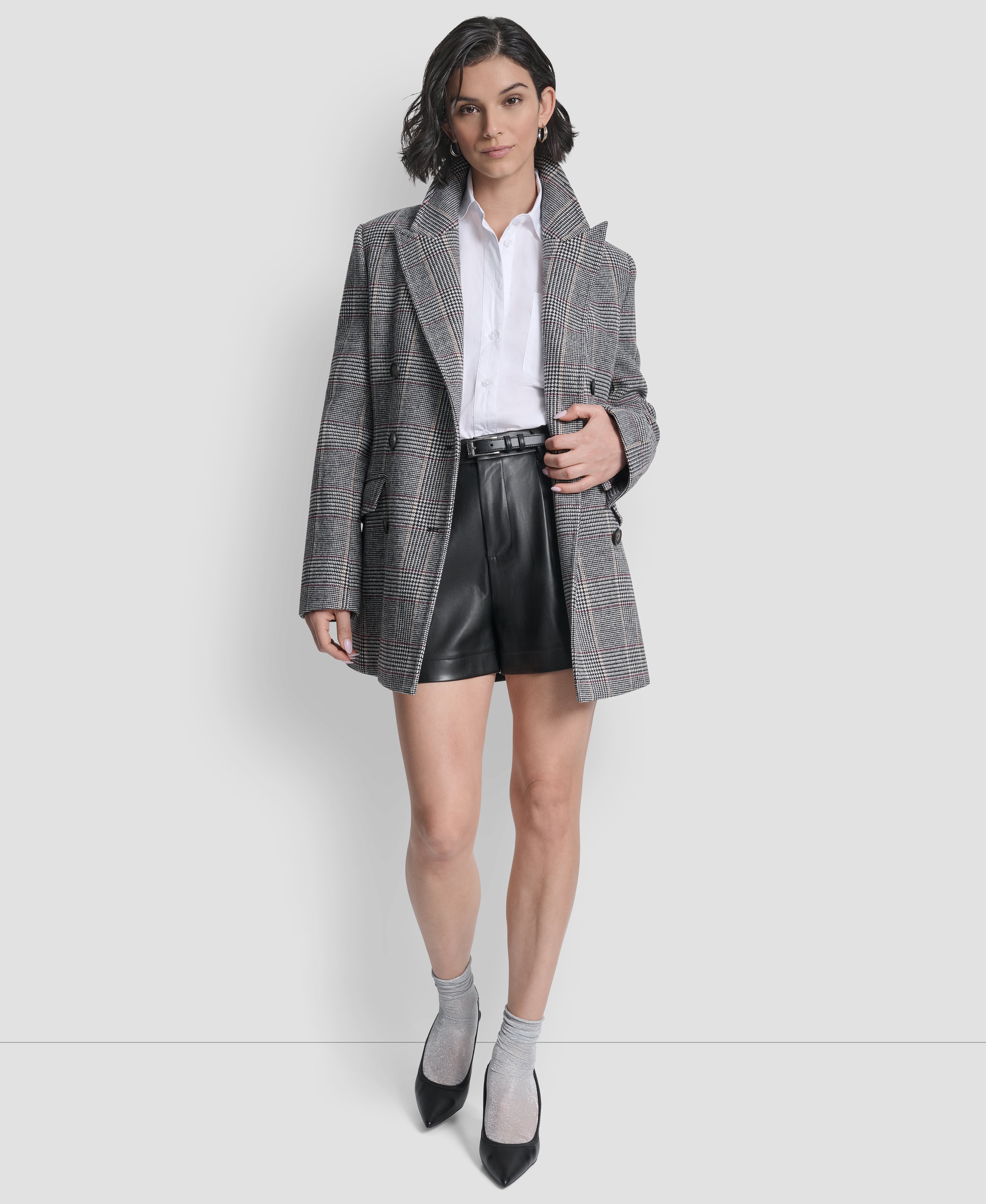 PLAID JACKET WITH BELT VIEW 5 | WOMENS COATS & JACKETS PLAID JACKET WITH BELT VIEW 5 | WOMENS COATS & JACKETS