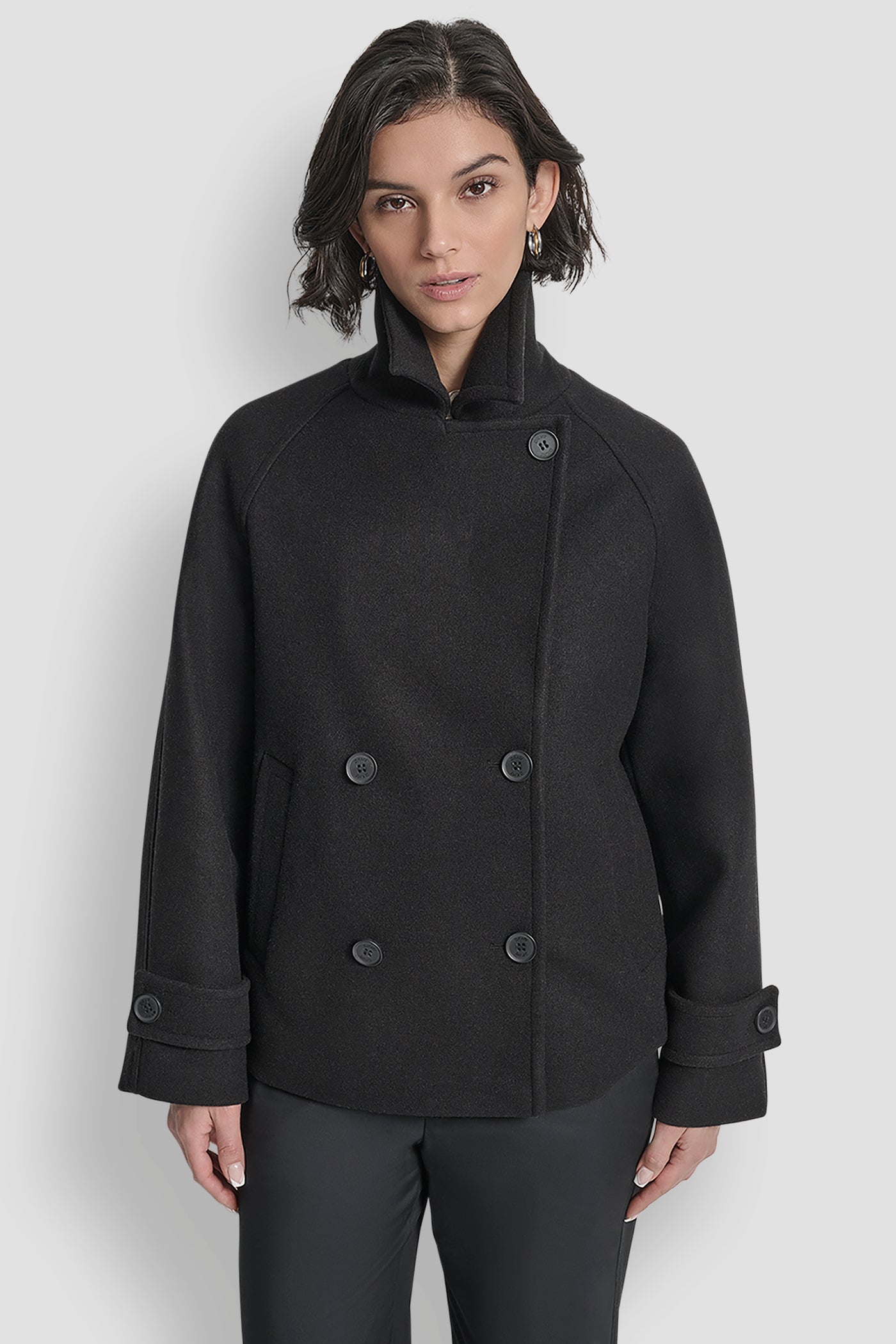 SHORT FAUX WOOL JACKET VIEW 1 | WOMENS COATS & JACKETS SHORT FAUX WOOL JACKET VIEW 1 | WOMENS COATS & JACKETS