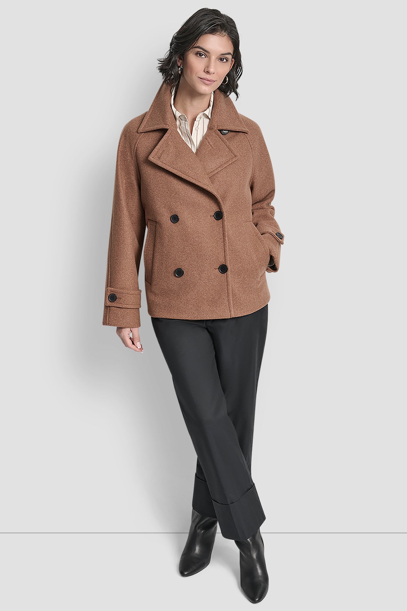 SHORT FAUX WOOL JACKET VIEW 9 | New clothing SHORT FAUX WOOL JACKET VIEW 9 | New clothing