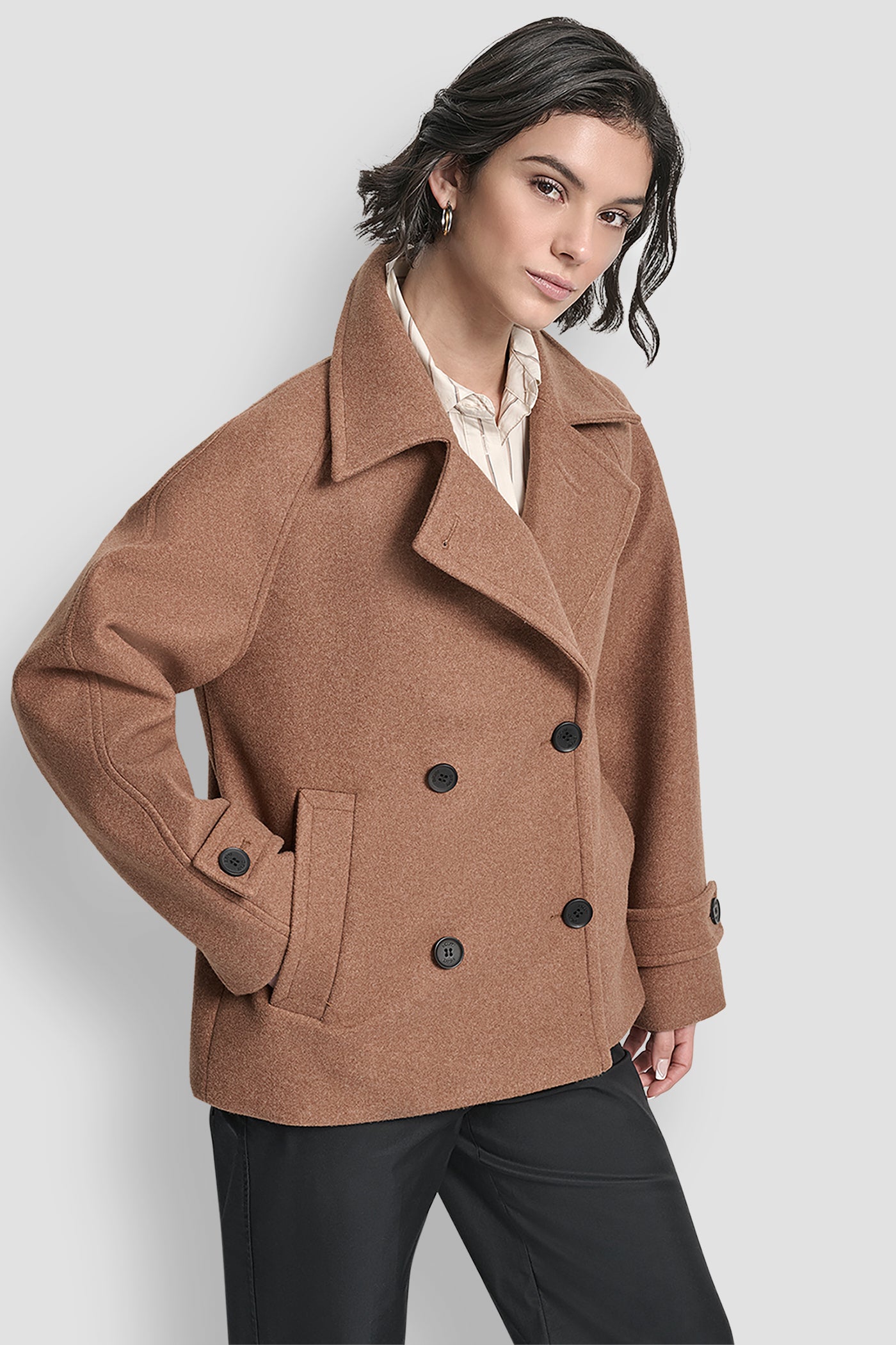 SHORT FAUX WOOL JACKET VIEW 3 | New clothing SHORT FAUX WOOL JACKET VIEW 3 | New clothing