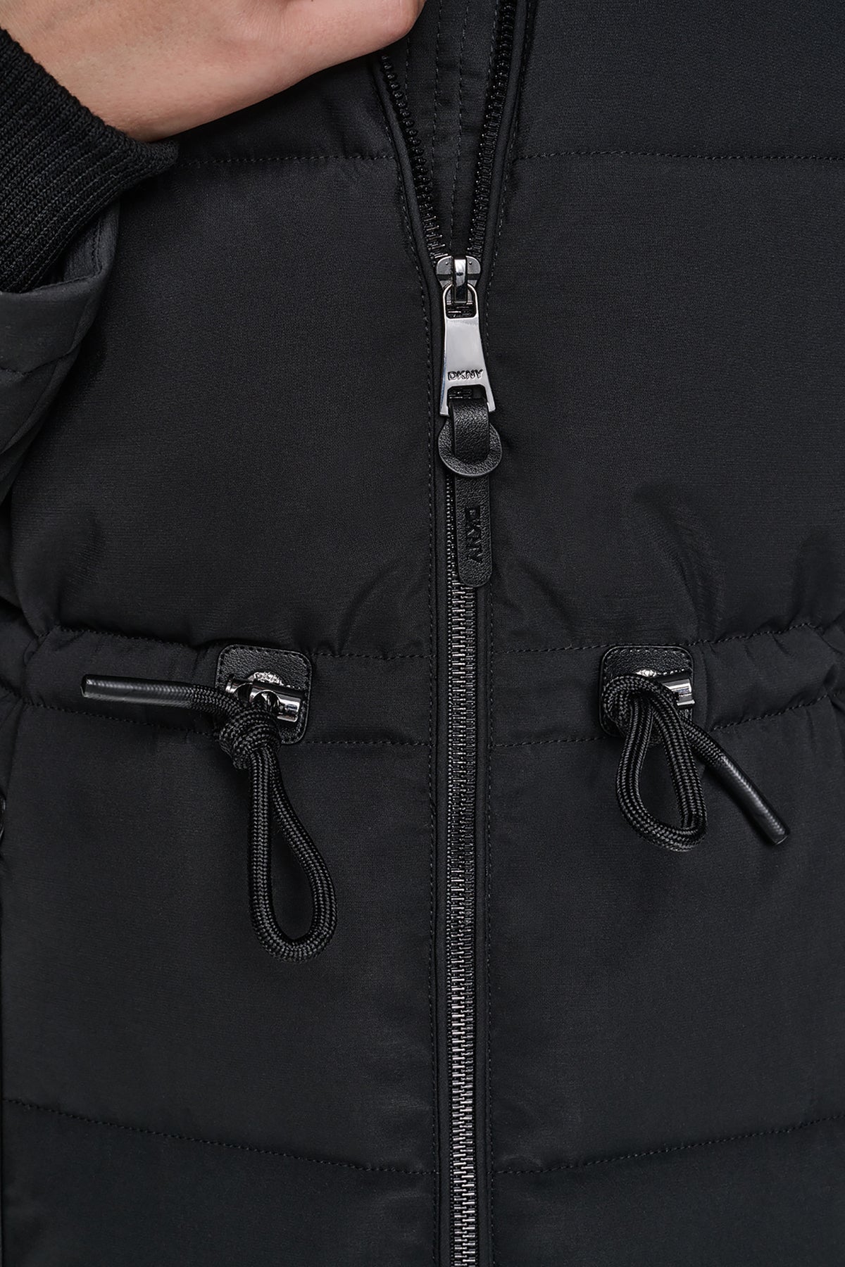 MAXI PUFFER COAT WITH HOOD VIEW 2