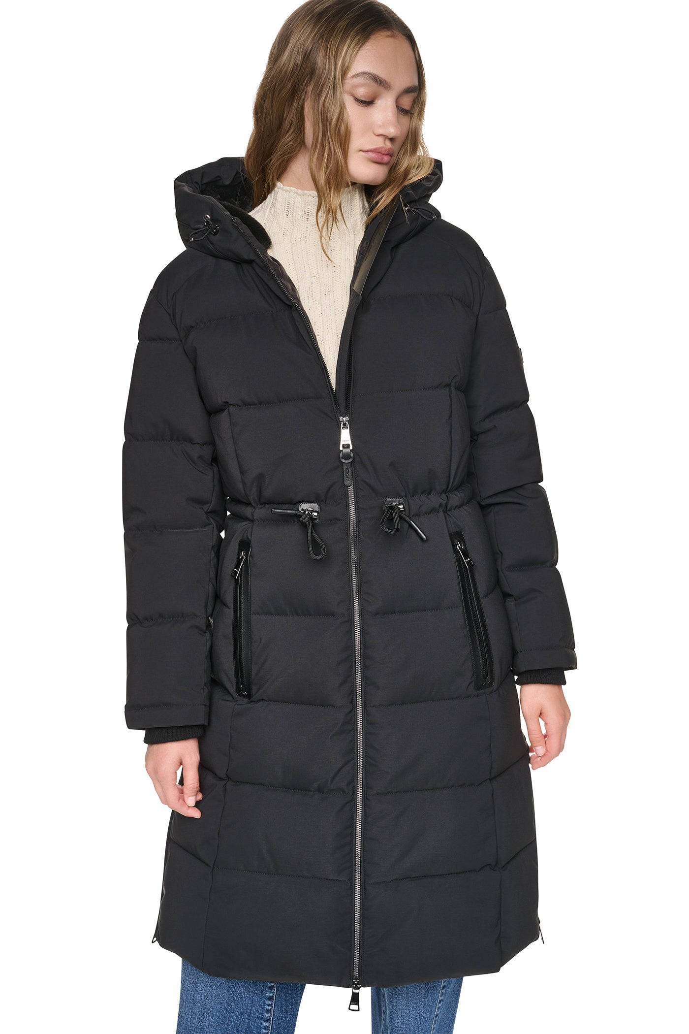 MAXI PUFFER COAT WITH HOOD View 1 | New Arrivals MAXI PUFFER COAT WITH HOOD View 1 | New Arrivals