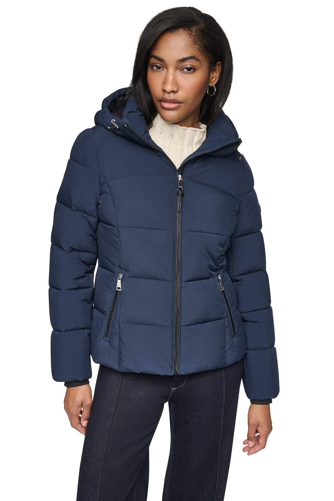 STRETCH PUFFER JACKET View 2 | DKNY25 STRETCH PUFFER JACKET View 2 | DKNY25