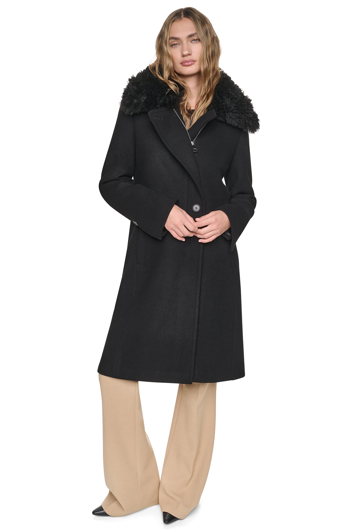 WOOL-BLEND LONG COAT View 1 | All Products WOOL-BLEND LONG COAT View 1 | All Products