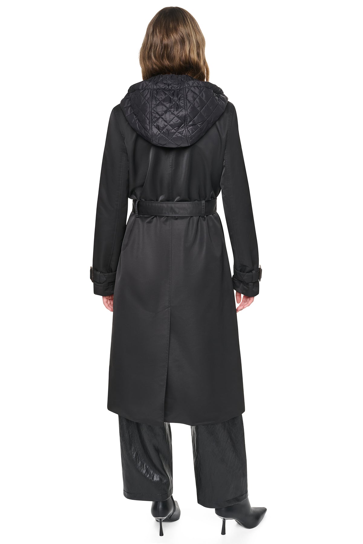DOUBLE BREASTED QUILTED HOOD TRENCH View 2 | Coat's Sale DOUBLE BREASTED QUILTED HOOD TRENCH View 2 | Coat's Sale