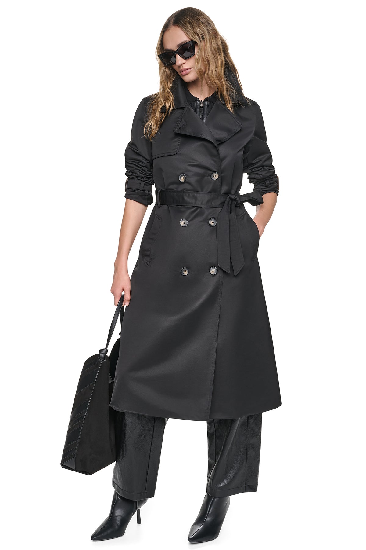 DOUBLE BREASTED QUILTED HOOD TRENCH View 1 | Coat's Sale DOUBLE BREASTED QUILTED HOOD TRENCH View 1 | Coat's Sale