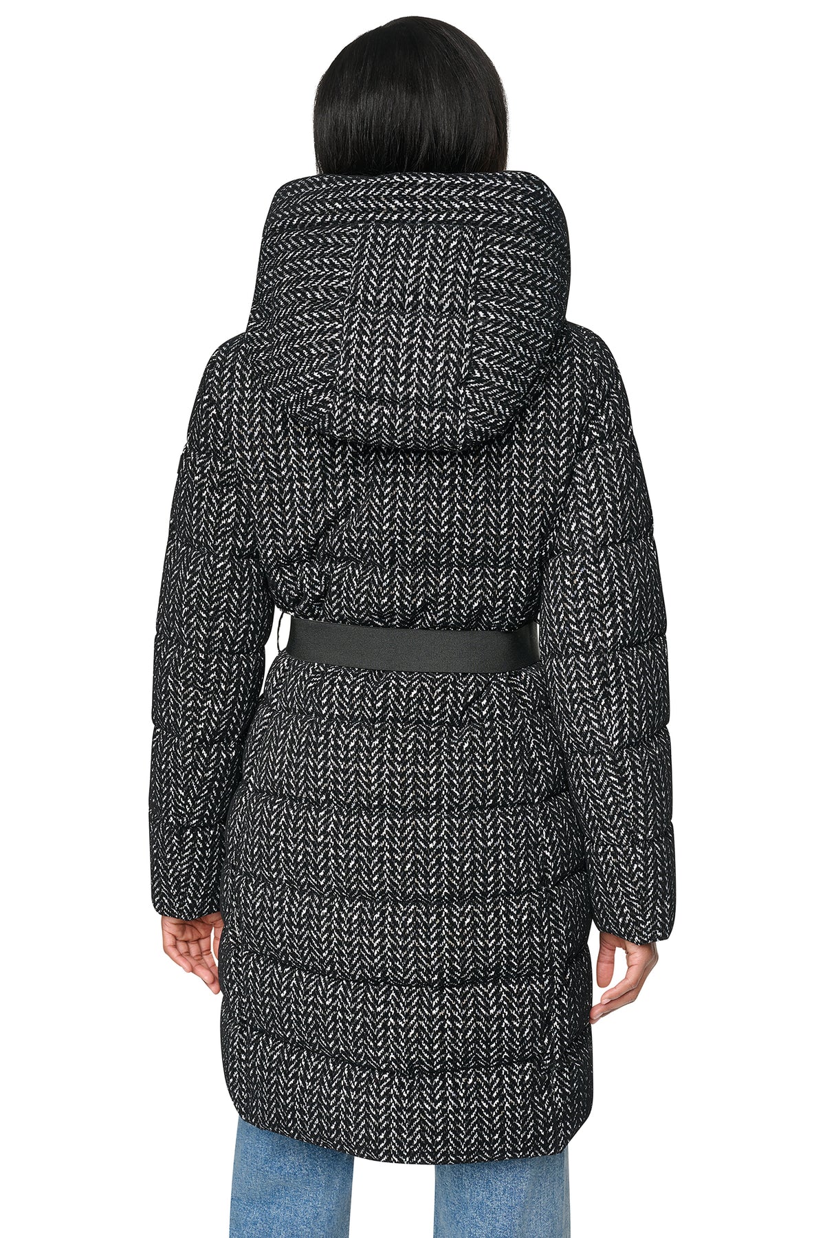 BELTED ASYMMETRICAL PUFFER WITH BIB View 2 | Weekend Event 40% off Select Styles BELTED ASYMMETRICAL PUFFER WITH BIB View 2 | Weekend Event 40% off Select Styles