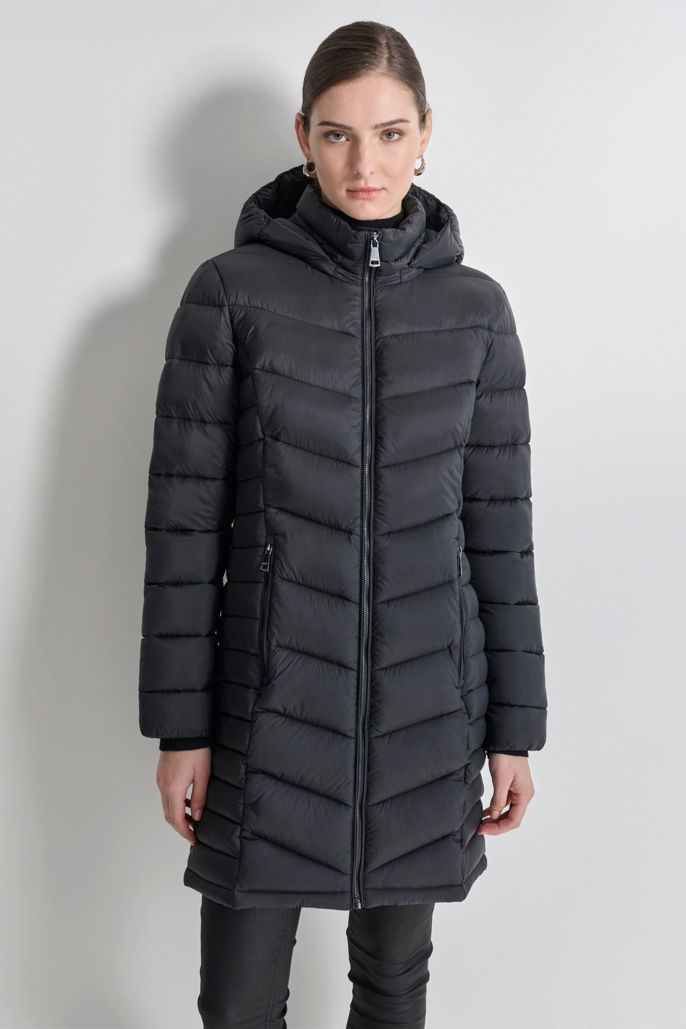 MIDI PUFFER JACKET WITH SIDE POCKETS VIEW 4 | New clothing MIDI PUFFER JACKET WITH SIDE POCKETS VIEW 4 | New clothing