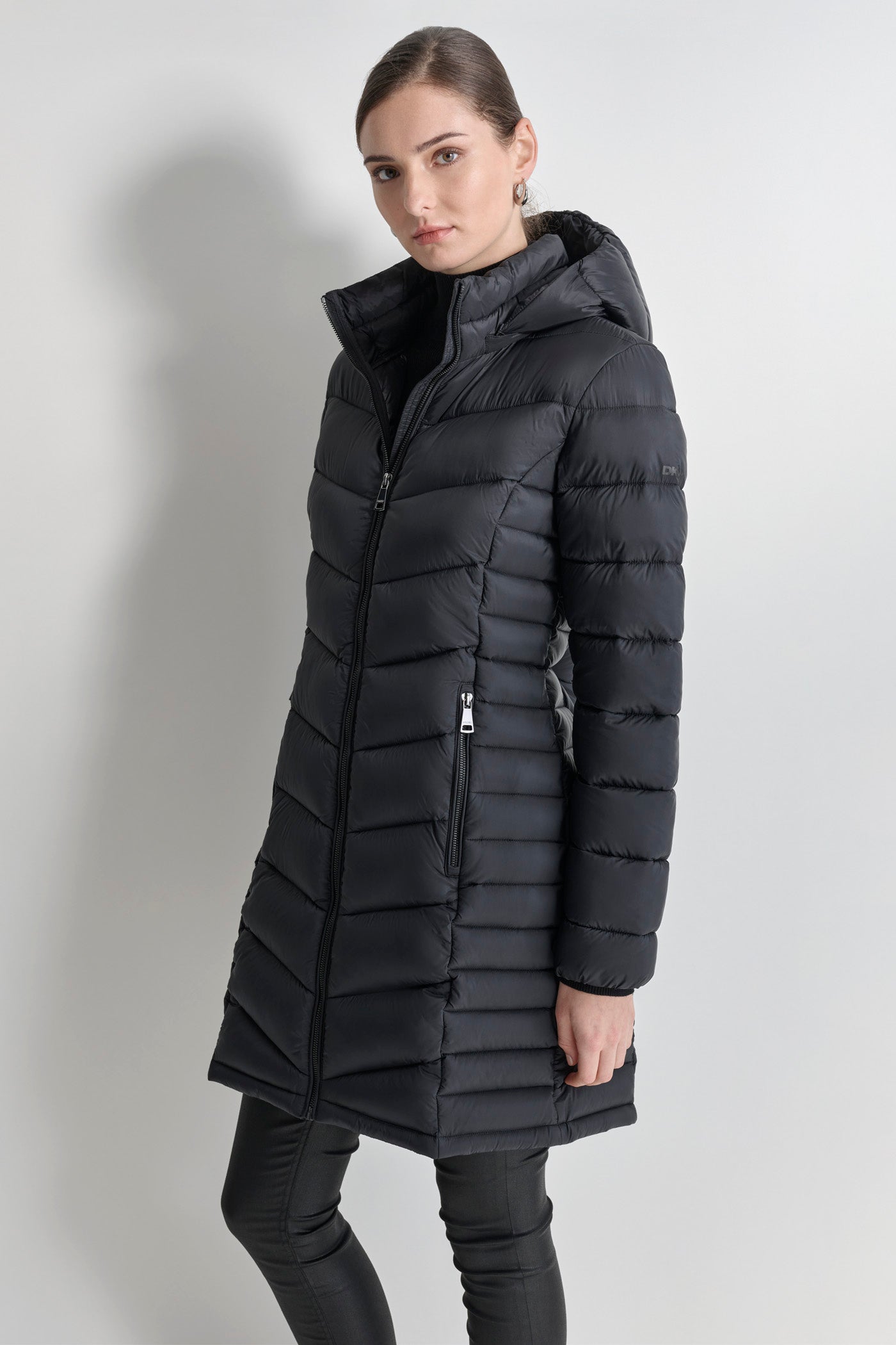 MIDI PUFFER JACKET WITH SIDE POCKETS VIEW 3 | New clothing MIDI PUFFER JACKET WITH SIDE POCKETS VIEW 3 | New clothing