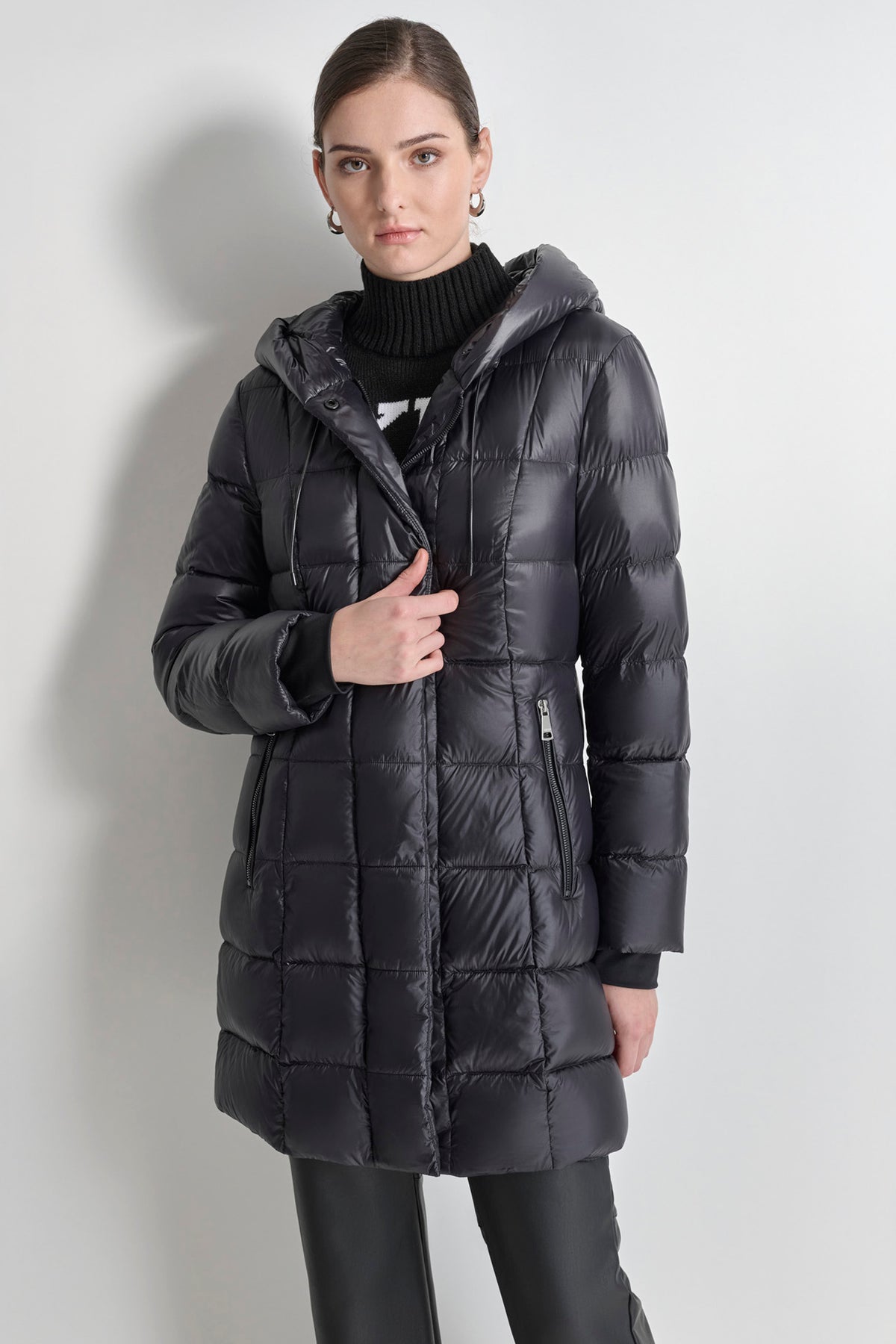 Down Filled Long Puffer Long Puffer DKNY - Main Image