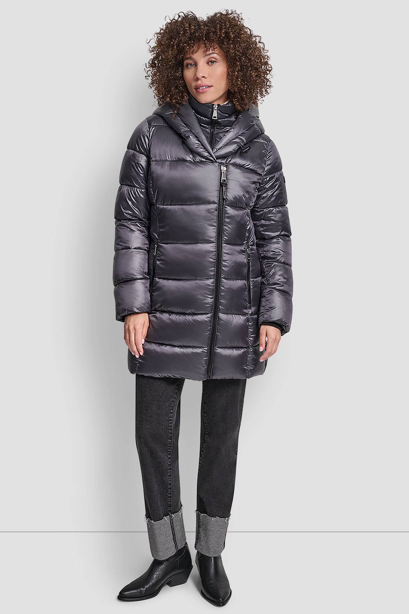 PEARLIZED PUFFER WITH HOOD VIEW 6 | WOMENS COATS & JACKETS PEARLIZED PUFFER WITH HOOD VIEW 6 | WOMENS COATS & JACKETS