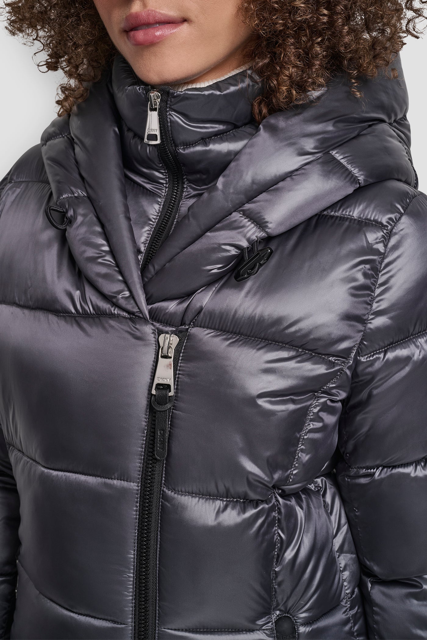 PEARLIZED PUFFER WITH HOOD VIEW 4 | WOMENS COATS & JACKETS PEARLIZED PUFFER WITH HOOD VIEW 4 | WOMENS COATS & JACKETS