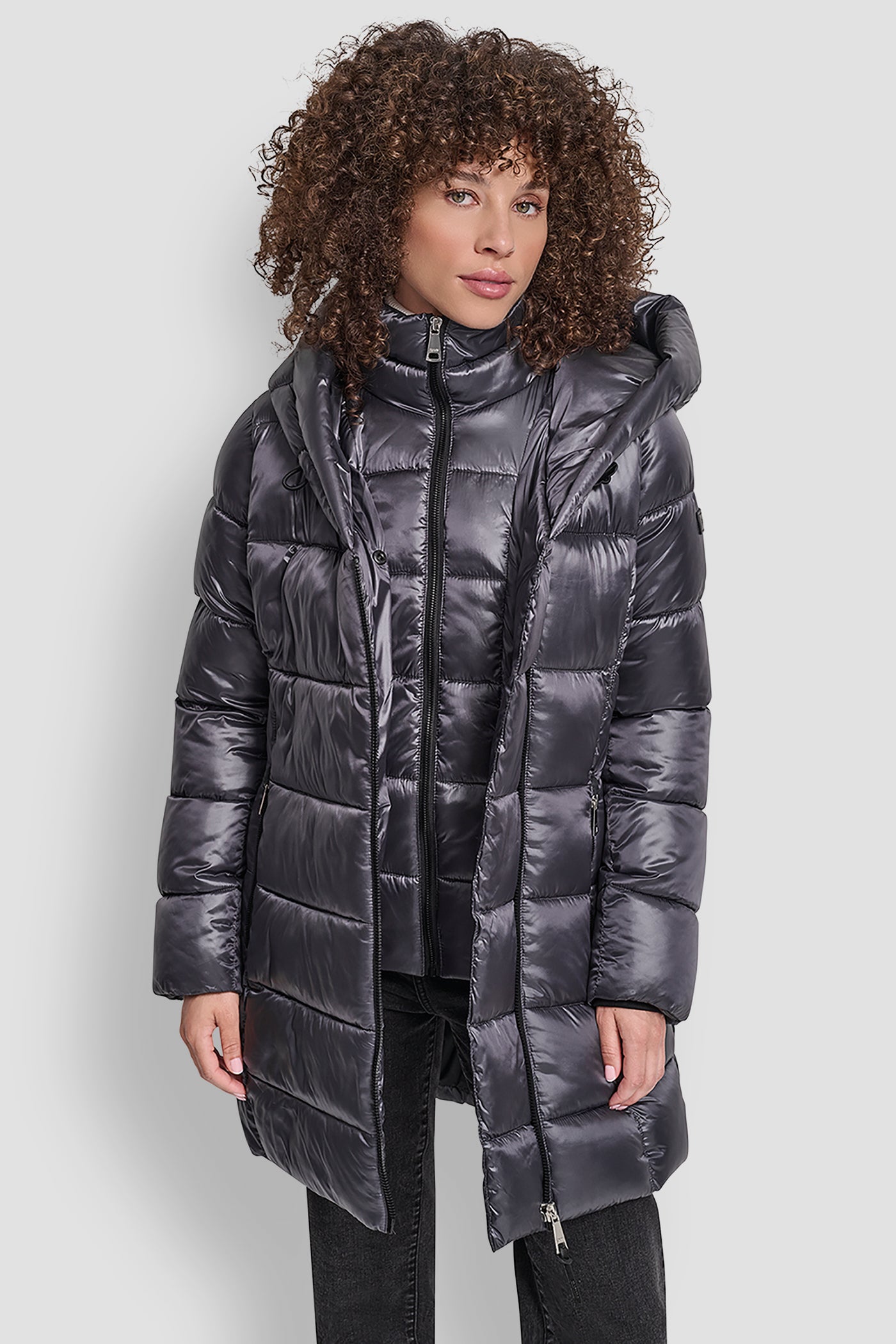 PEARLIZED PUFFER WITH HOOD VIEW 5 | WOMENS COATS & JACKETS PEARLIZED PUFFER WITH HOOD VIEW 5 | WOMENS COATS & JACKETS