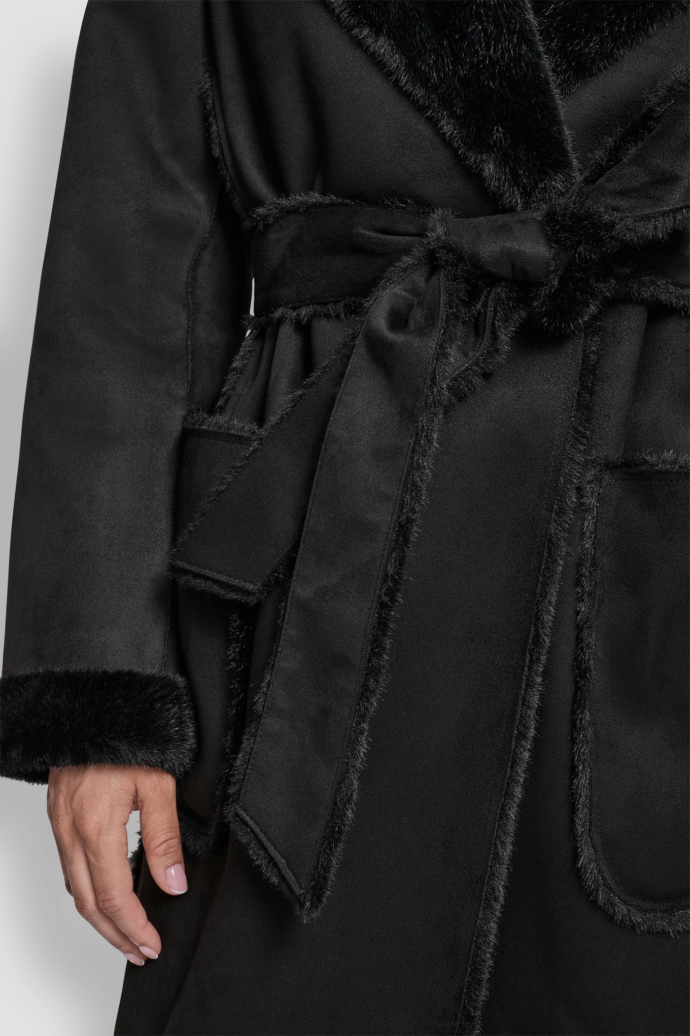 BELTED FAUX SHERLING VIEW 6 BELTED FAUX SHERLING VIEW 6