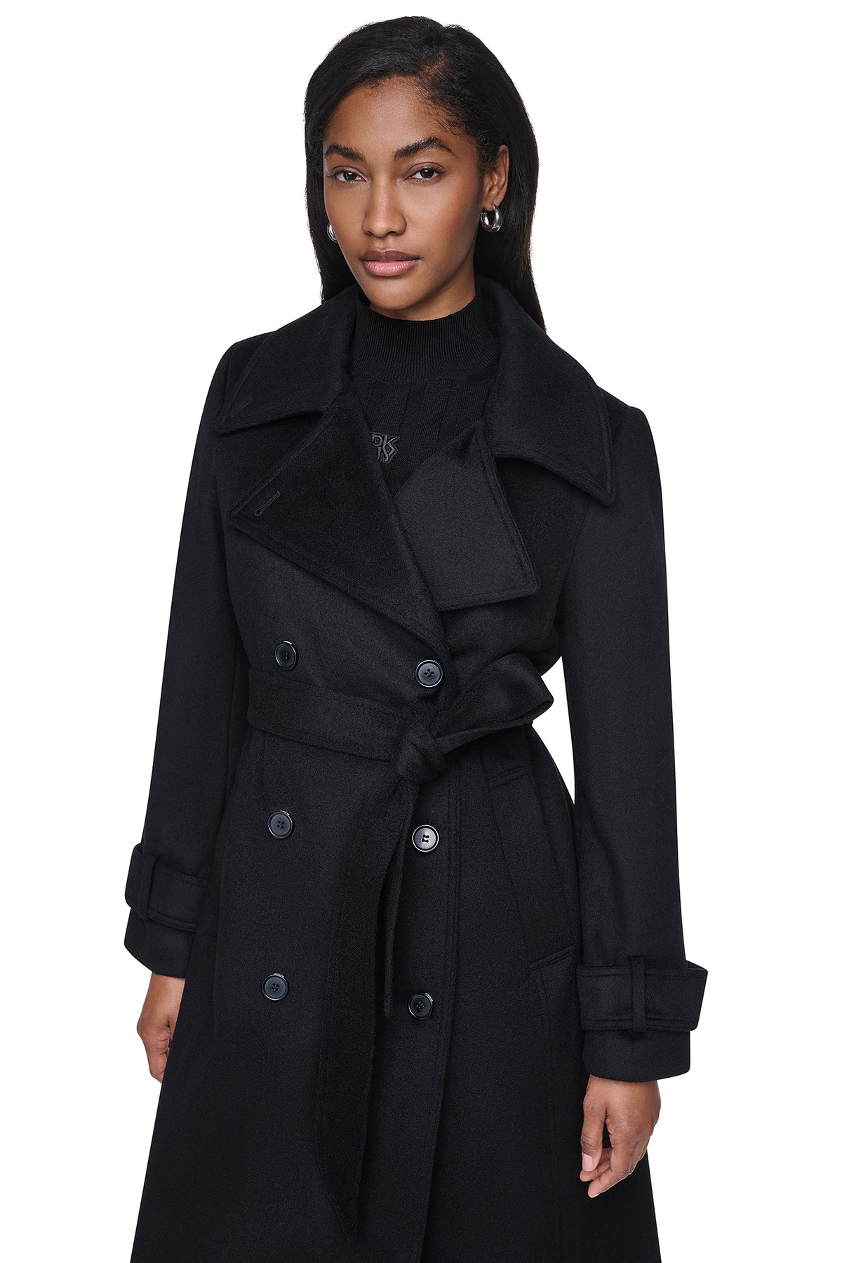 DOUBLE BREASTED WOOL-BLEND COAT View 2 | All Products DOUBLE BREASTED WOOL-BLEND COAT View 2 | All Products