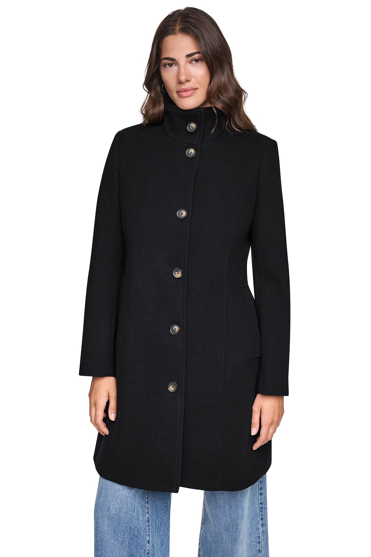 CLASSIC STAND COLLAR TAILORED WALKER View 2 | DKNY Promo CLASSIC STAND COLLAR TAILORED WALKER View 2 | DKNY Promo