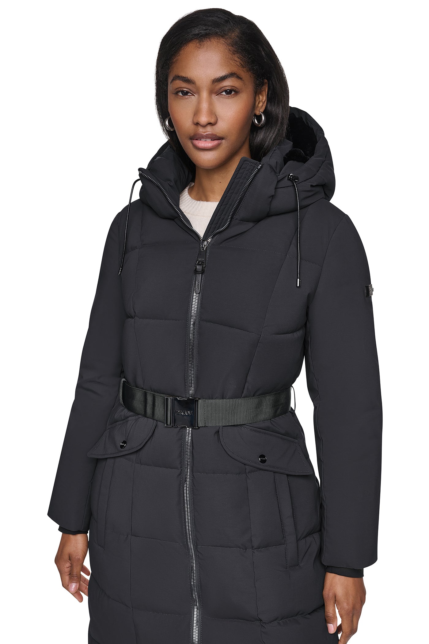 MAXI PUFFER WITH BELT View 2 | New Arrivals MAXI PUFFER WITH BELT View 2 | New Arrivals